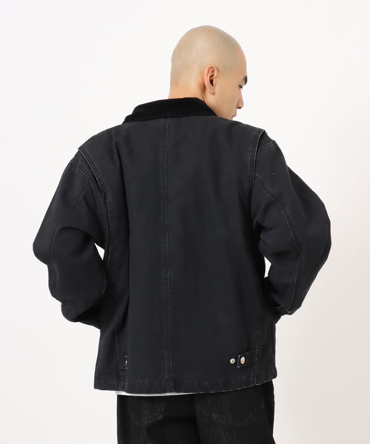 atmos Heavy Duck Work Jacket BLACKの画像