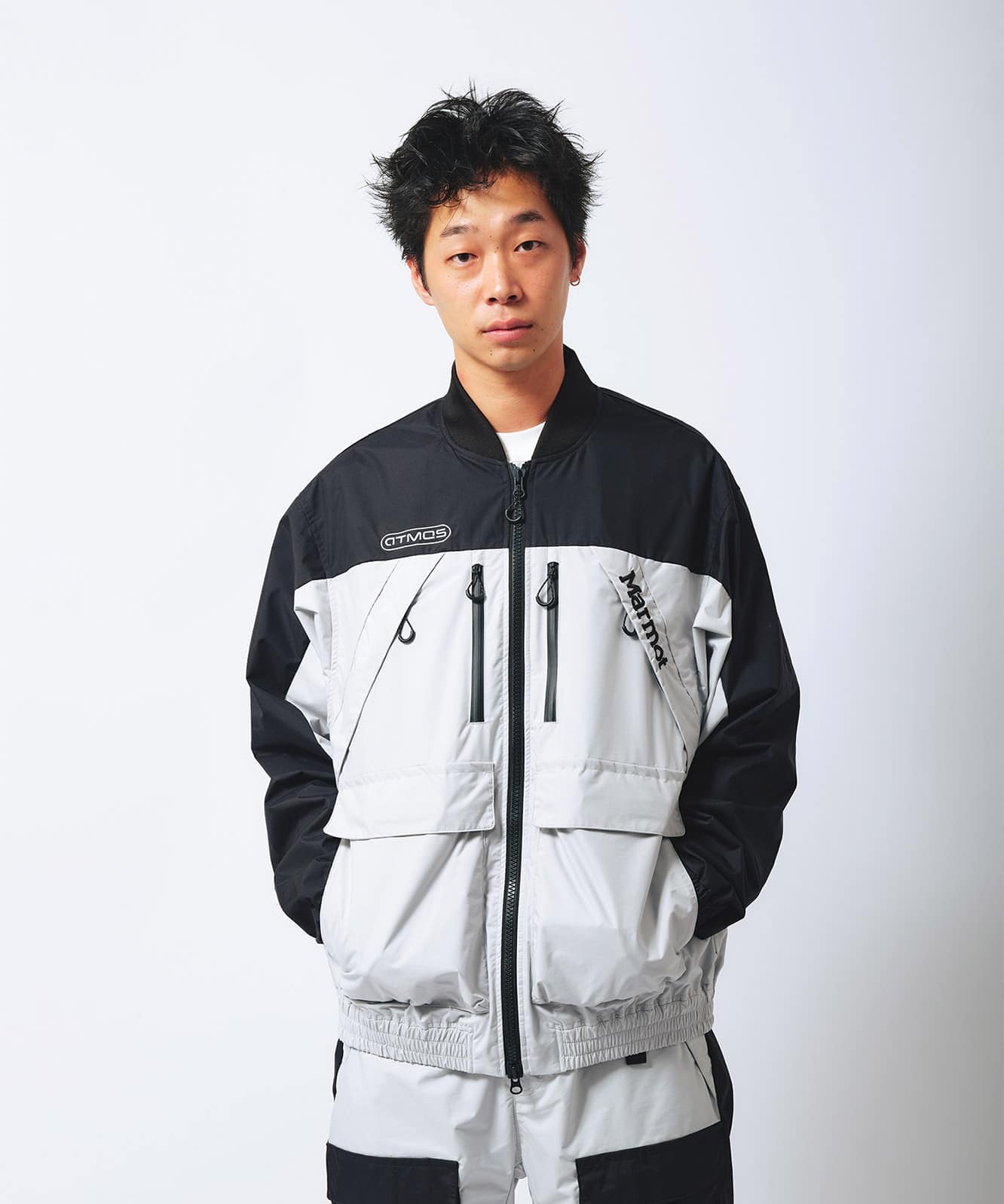 atmos x Marmot Gear-Up MA-1 BLACK X GRAYの画像