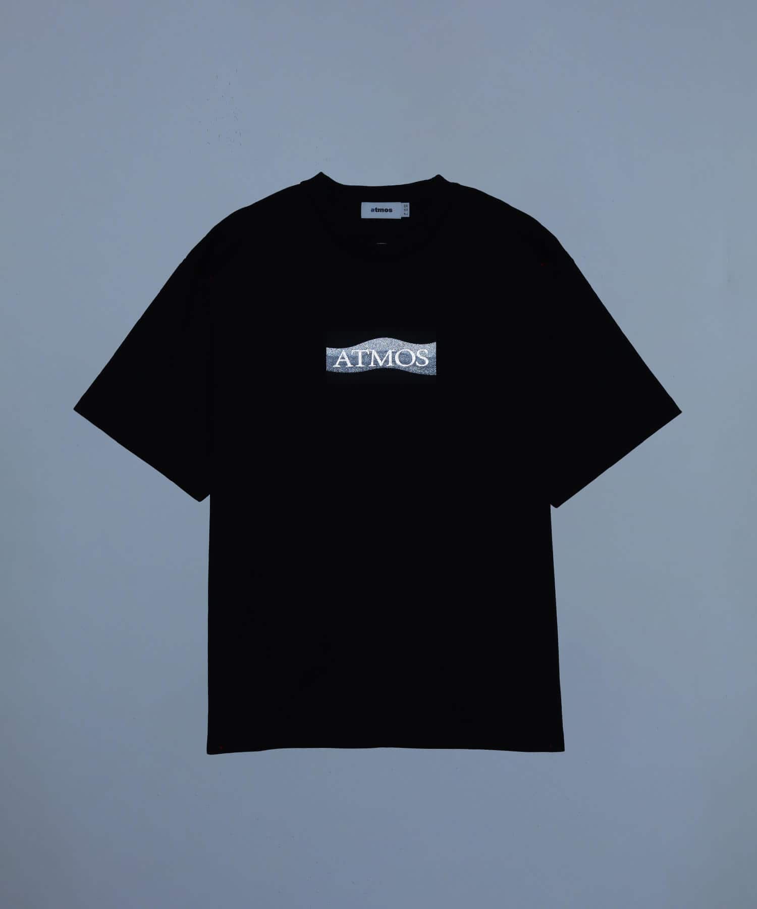 atmos Reflector Box Logo T-shirt BLACKの画像