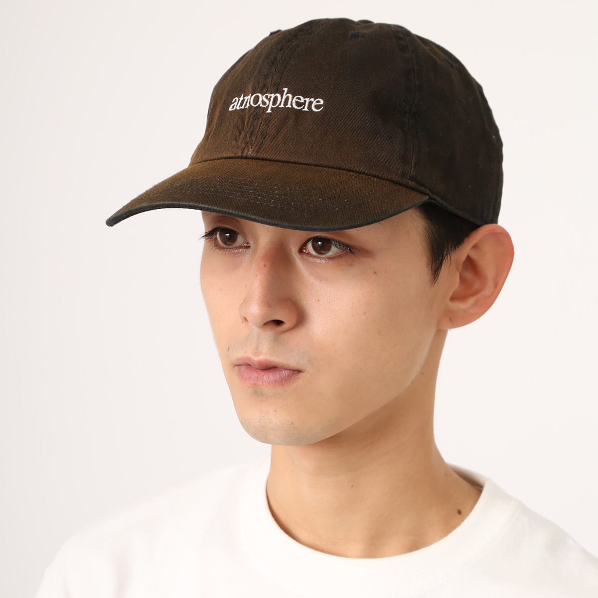 atmos atmosphere Logo Cap BLACKの画像