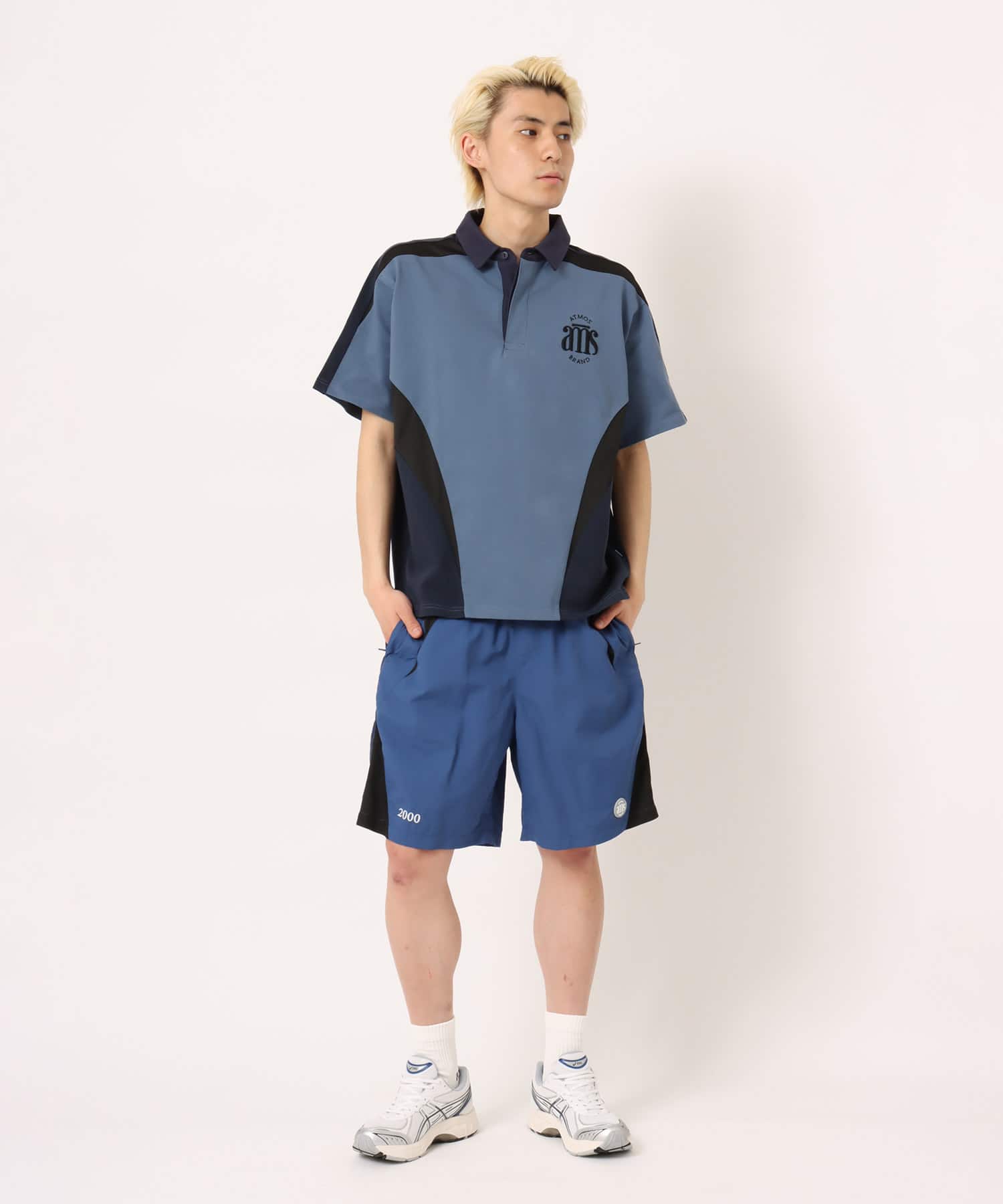 atmos Active Short Pants BLUEの画像