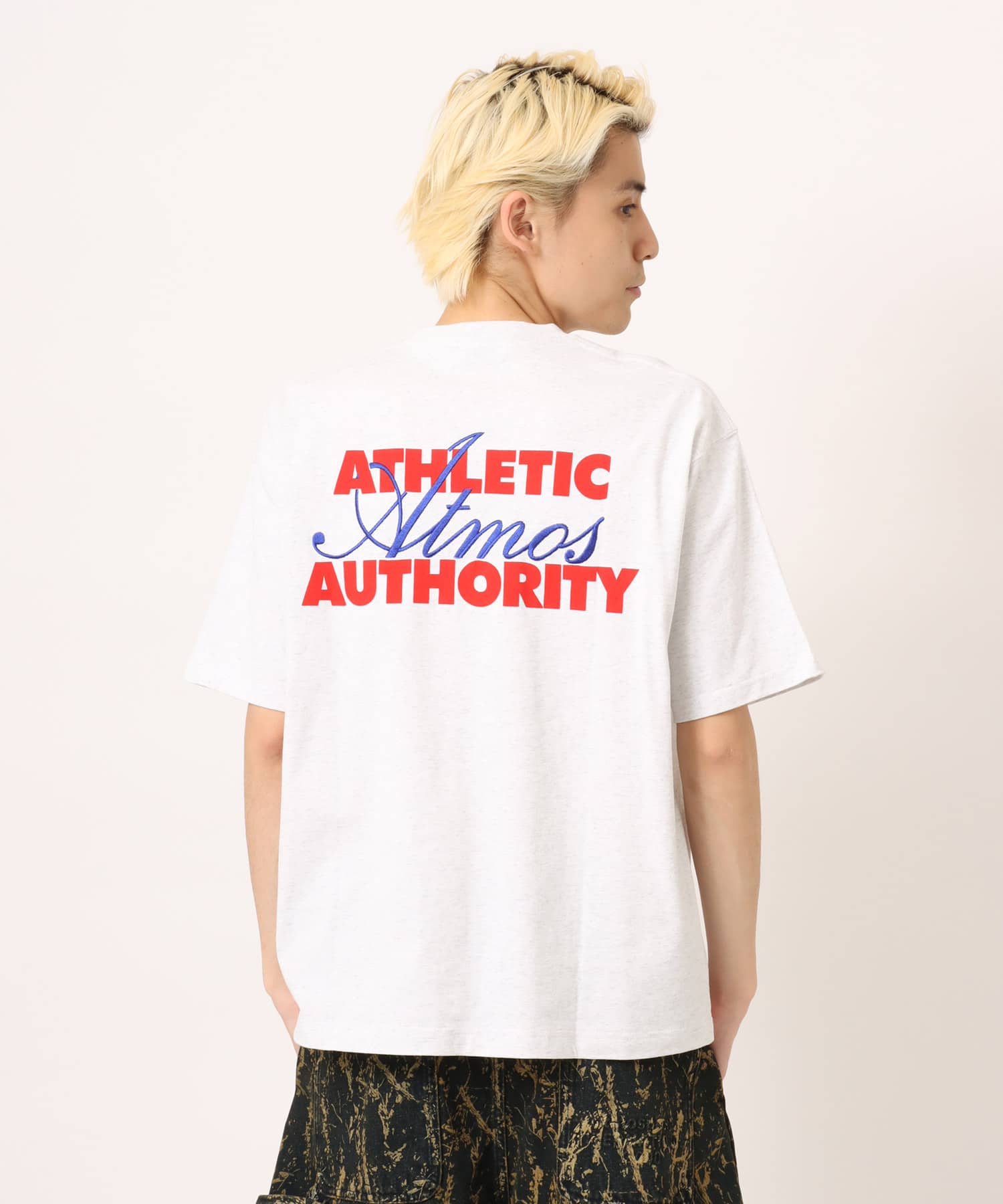 atmos Print & Embroidery T-shirt GRAYの画像
