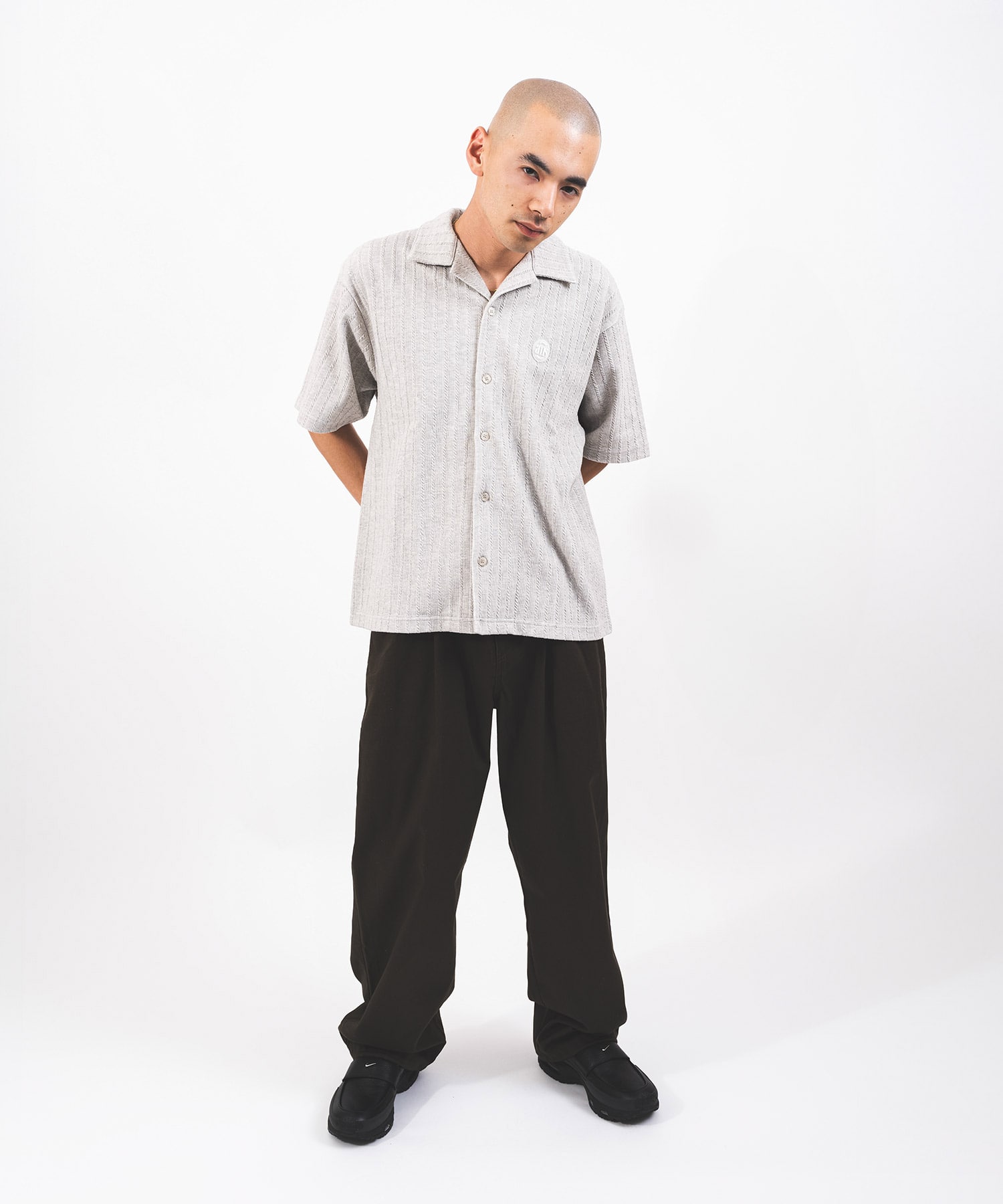 atmos Links Vacation Cut & Sewn Shirt GRAYの画像