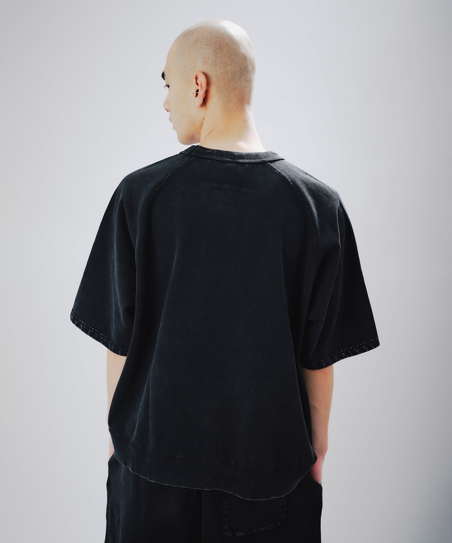 atmos x EVERLAST Vintage Finish Sweat T-shirt BLACKの画像