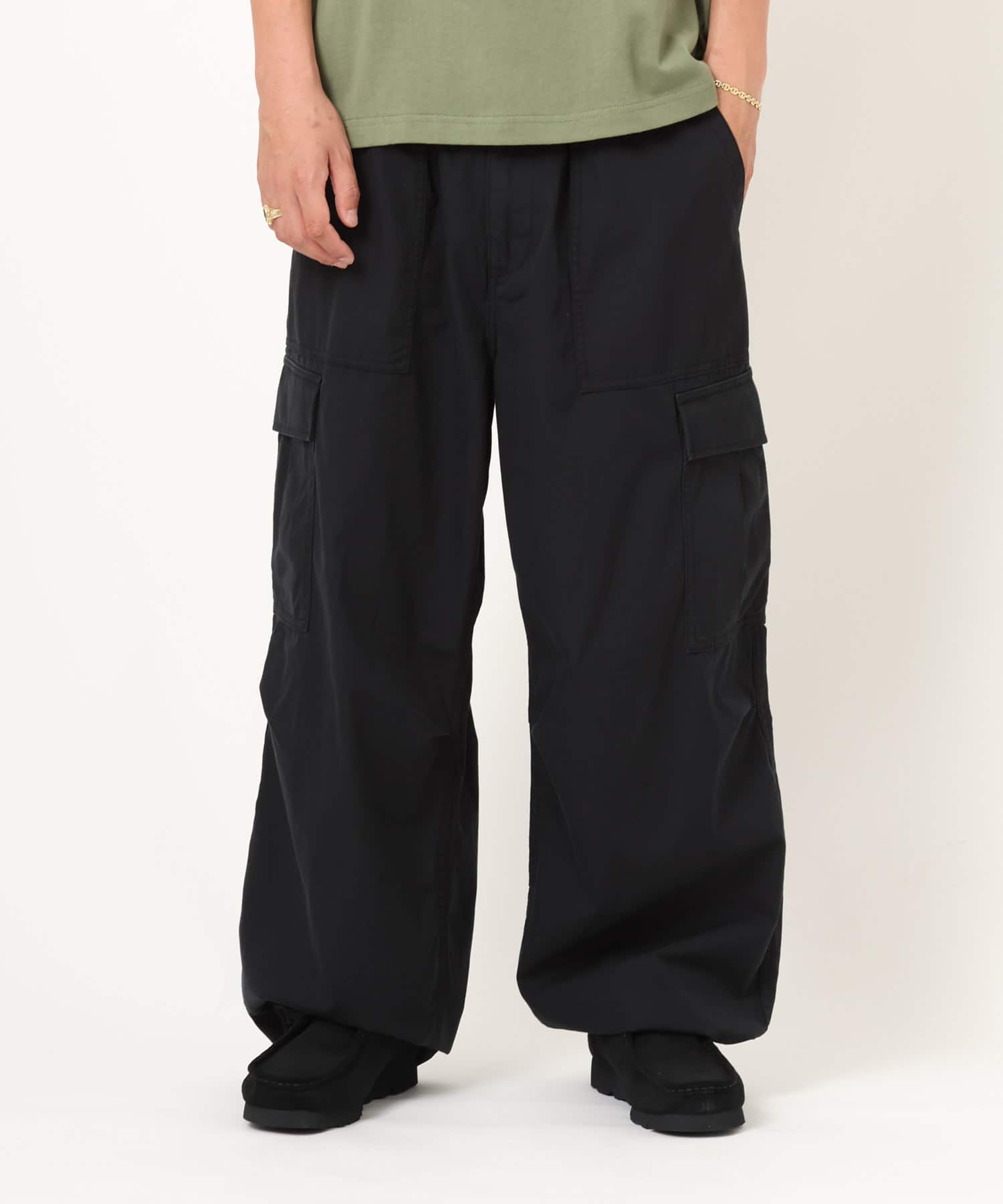 atmos Cotton Military Cargo Pants BLACKの画像