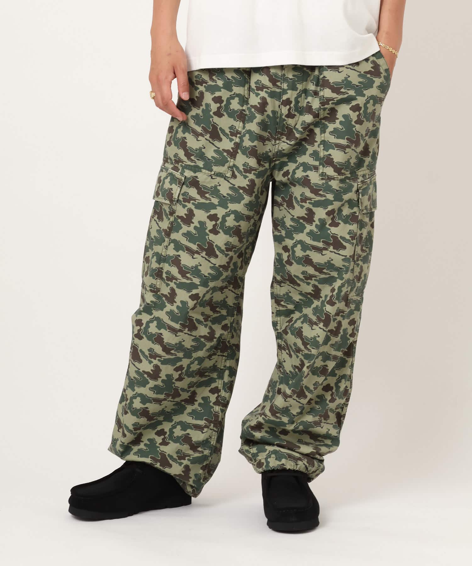 atmos Cotton Military Cargo Pants CAMOUFLAGE KHAKIの画像