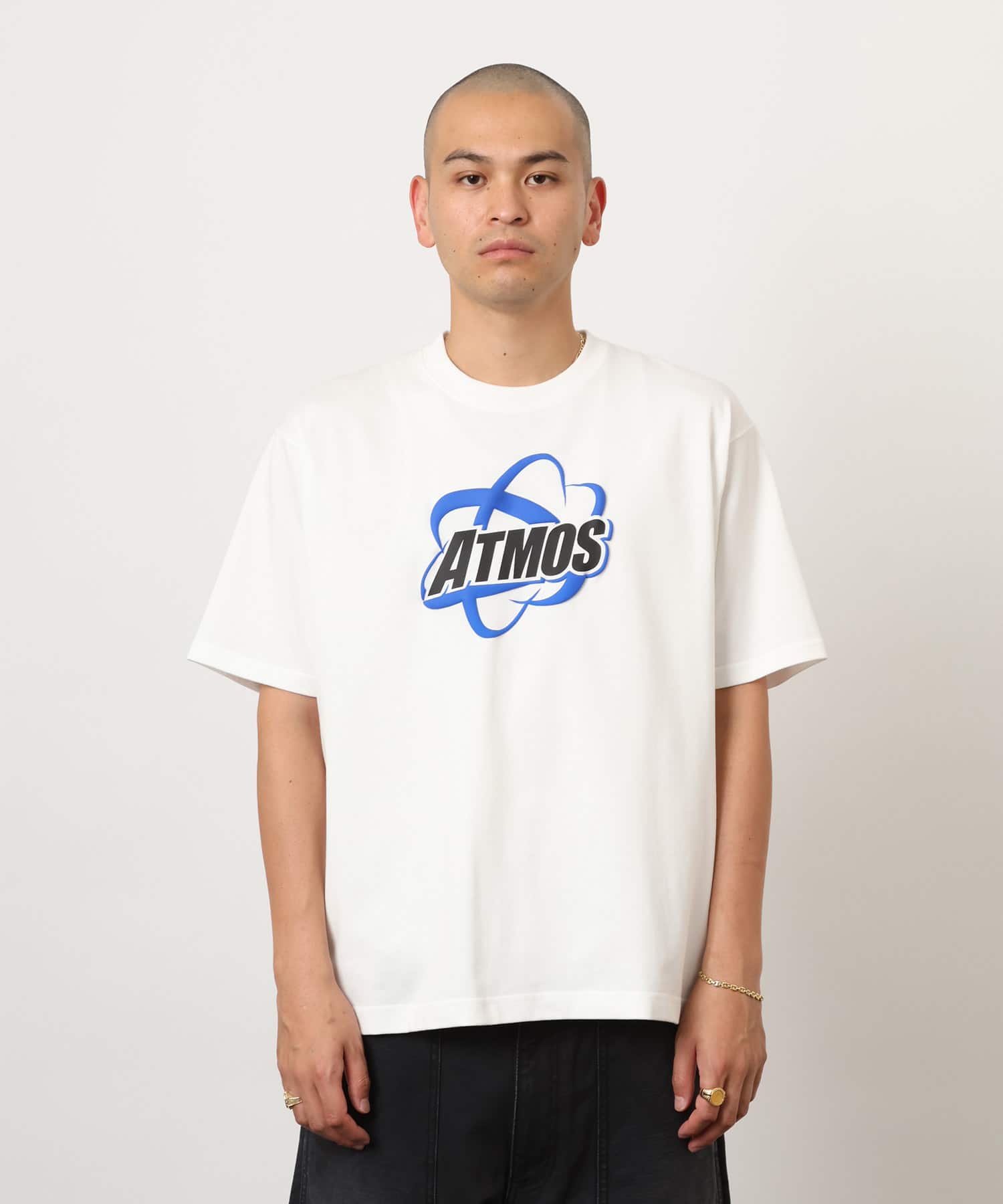 atmos Laundry Print T-shirt WHITEの画像