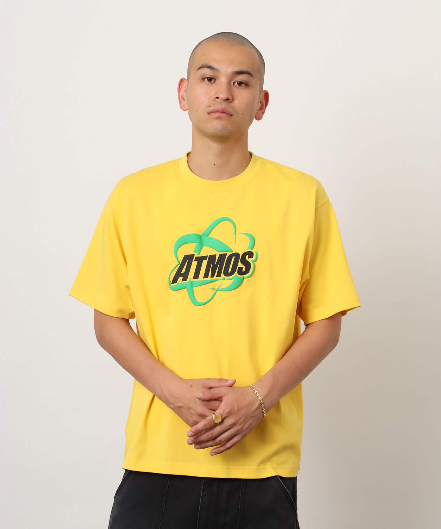atmos Laundry Print T-shirt YELLOWの画像
