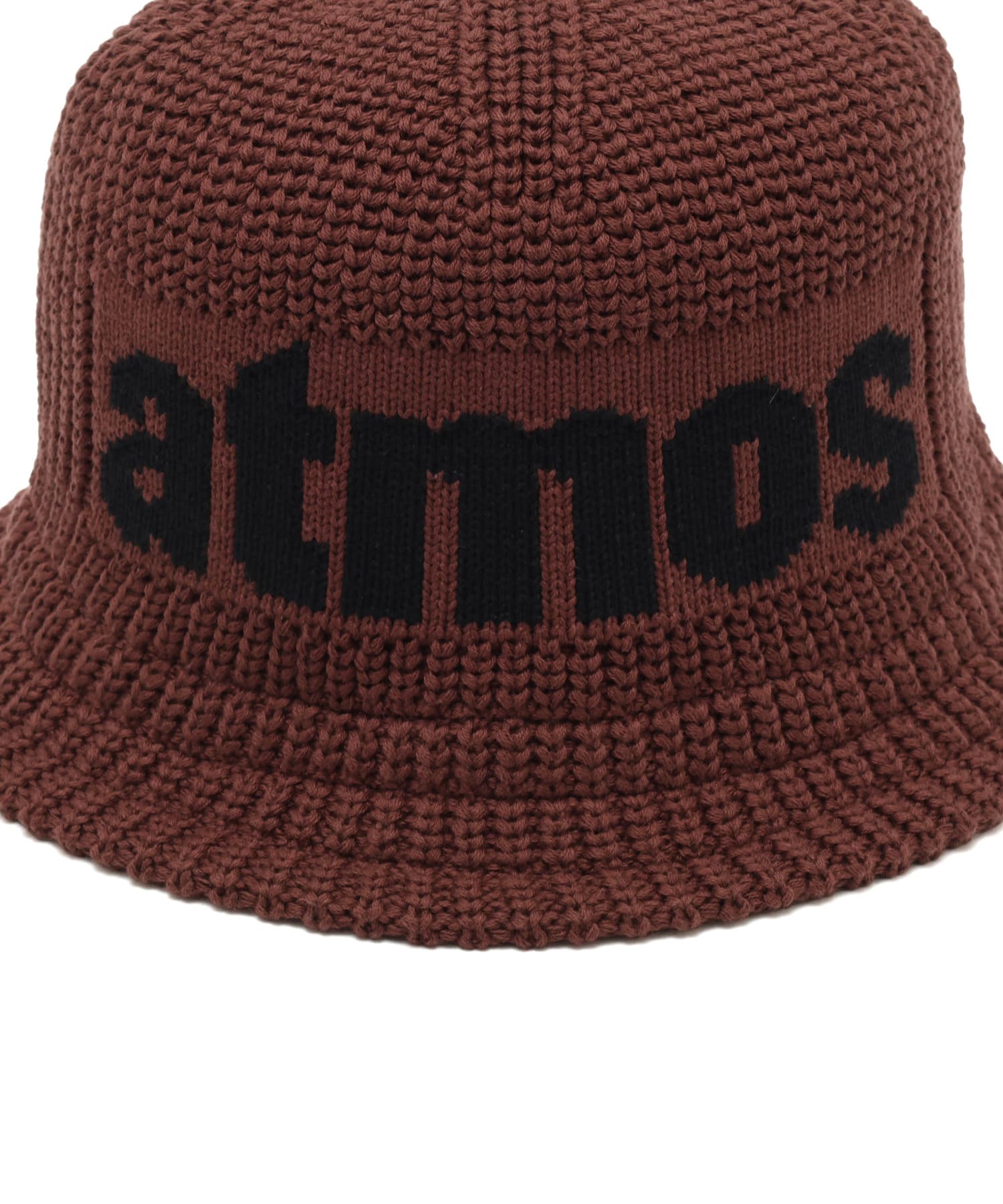 atmos Logo Print Vacation Hat BROWNの画像
