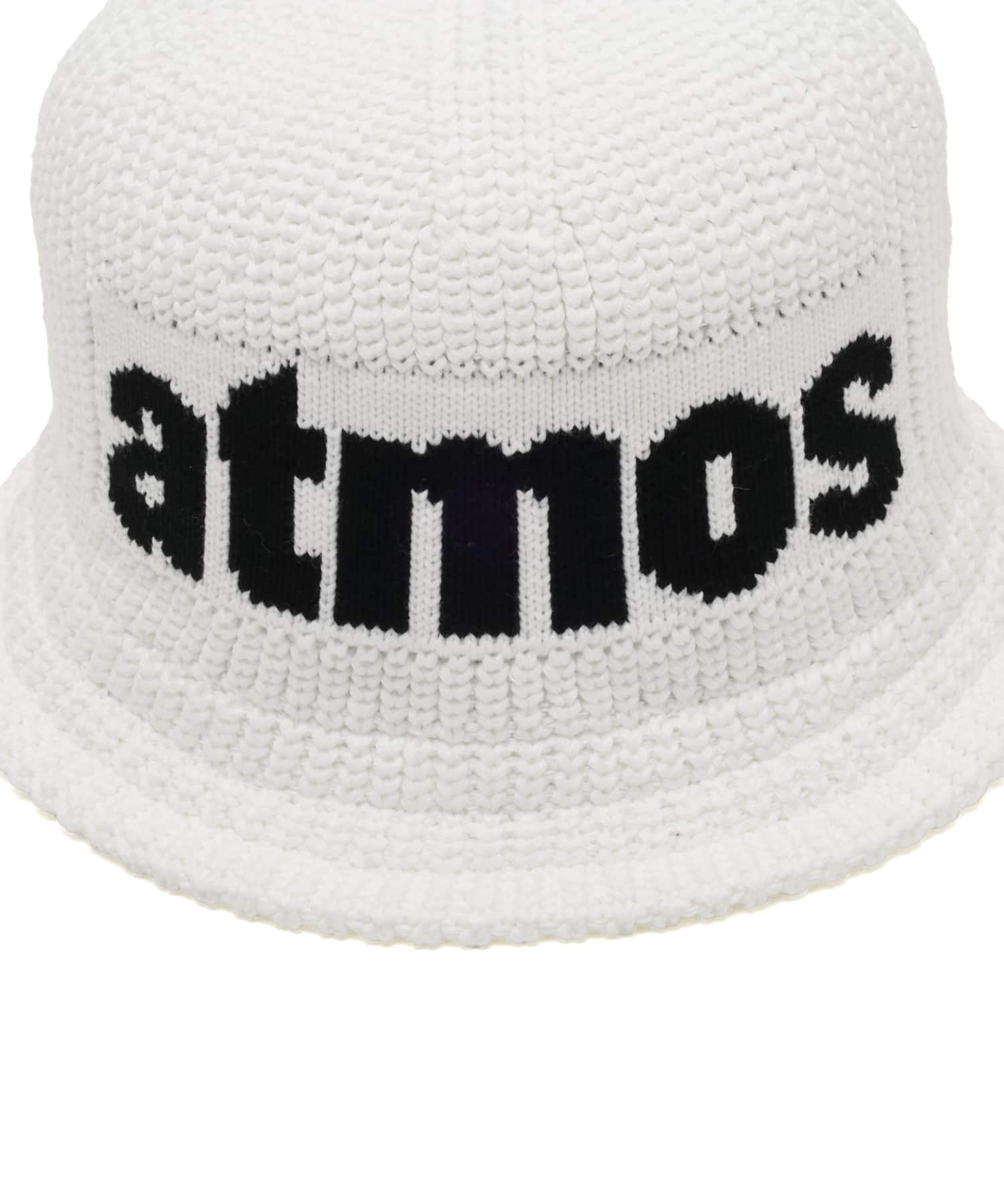 atmos Logo Print Vacation Hat WHITEの画像