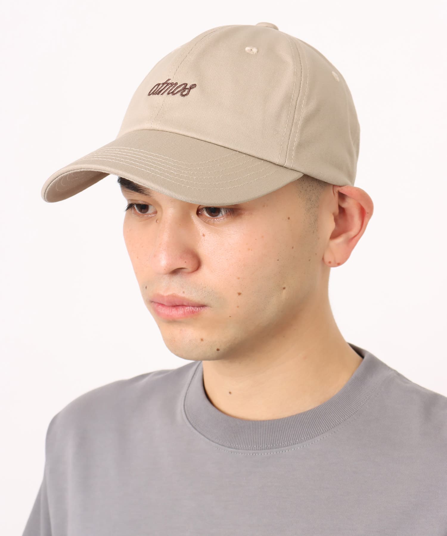 atmos Cotton Twill Cap BEIGEの画像