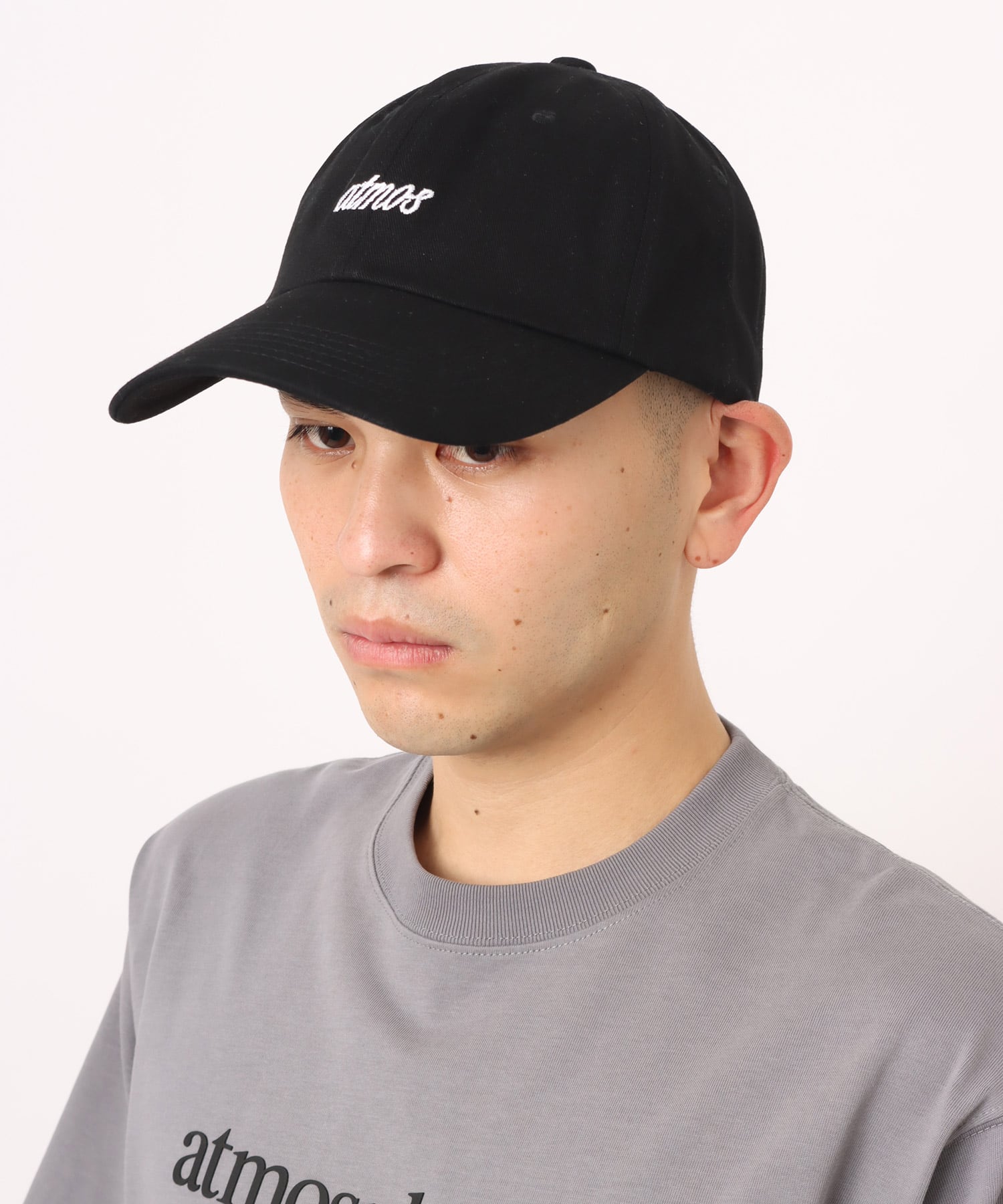 atmos Cotton Twill Cap BLACKの画像
