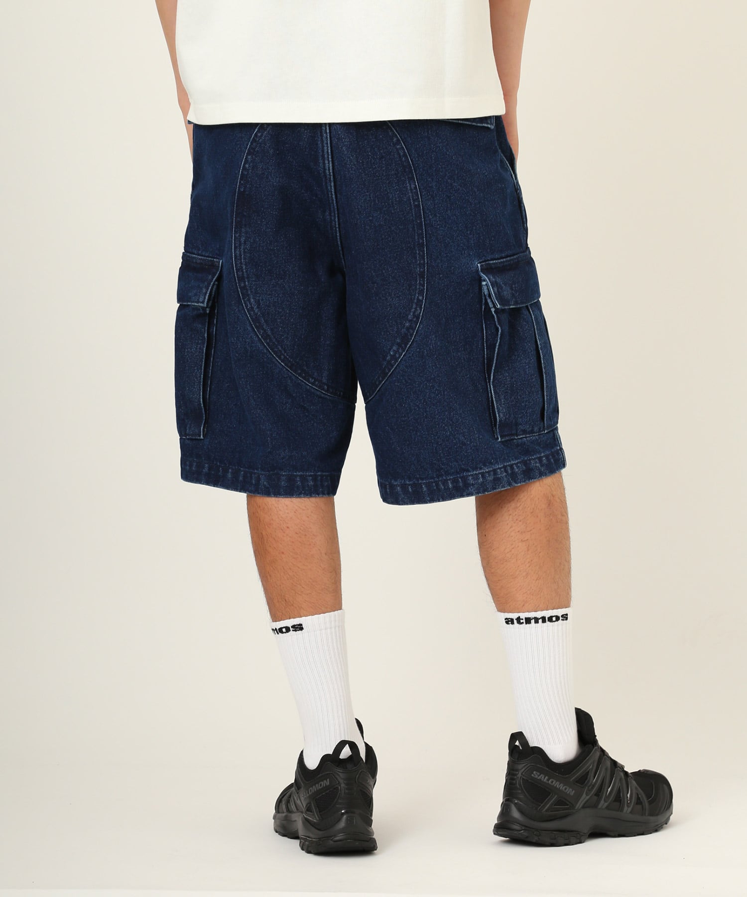 atmos Baggy Cargo Shorts BLUEの画像
