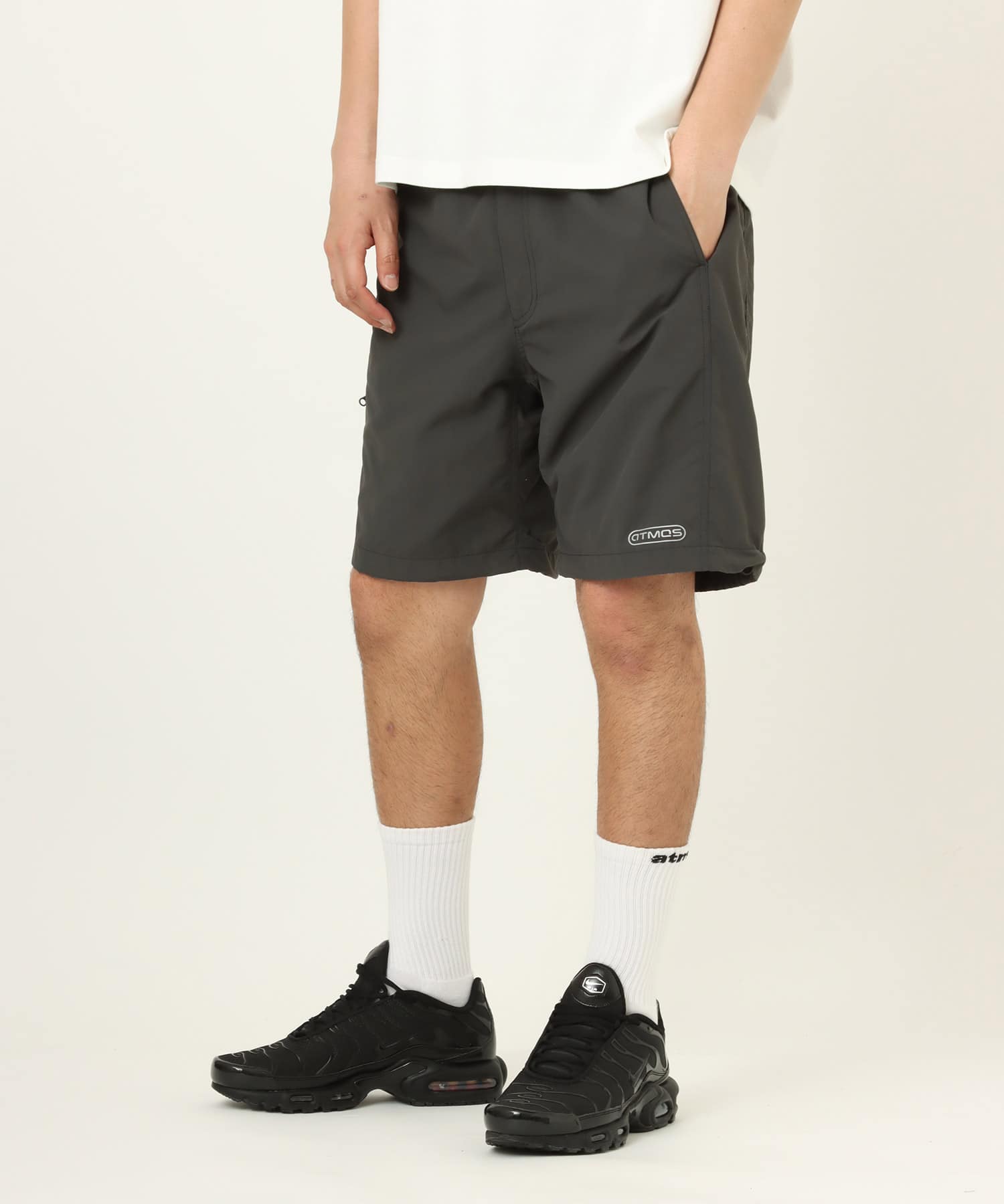 atmos Crinkled Nylon Shorts GRAYの画像