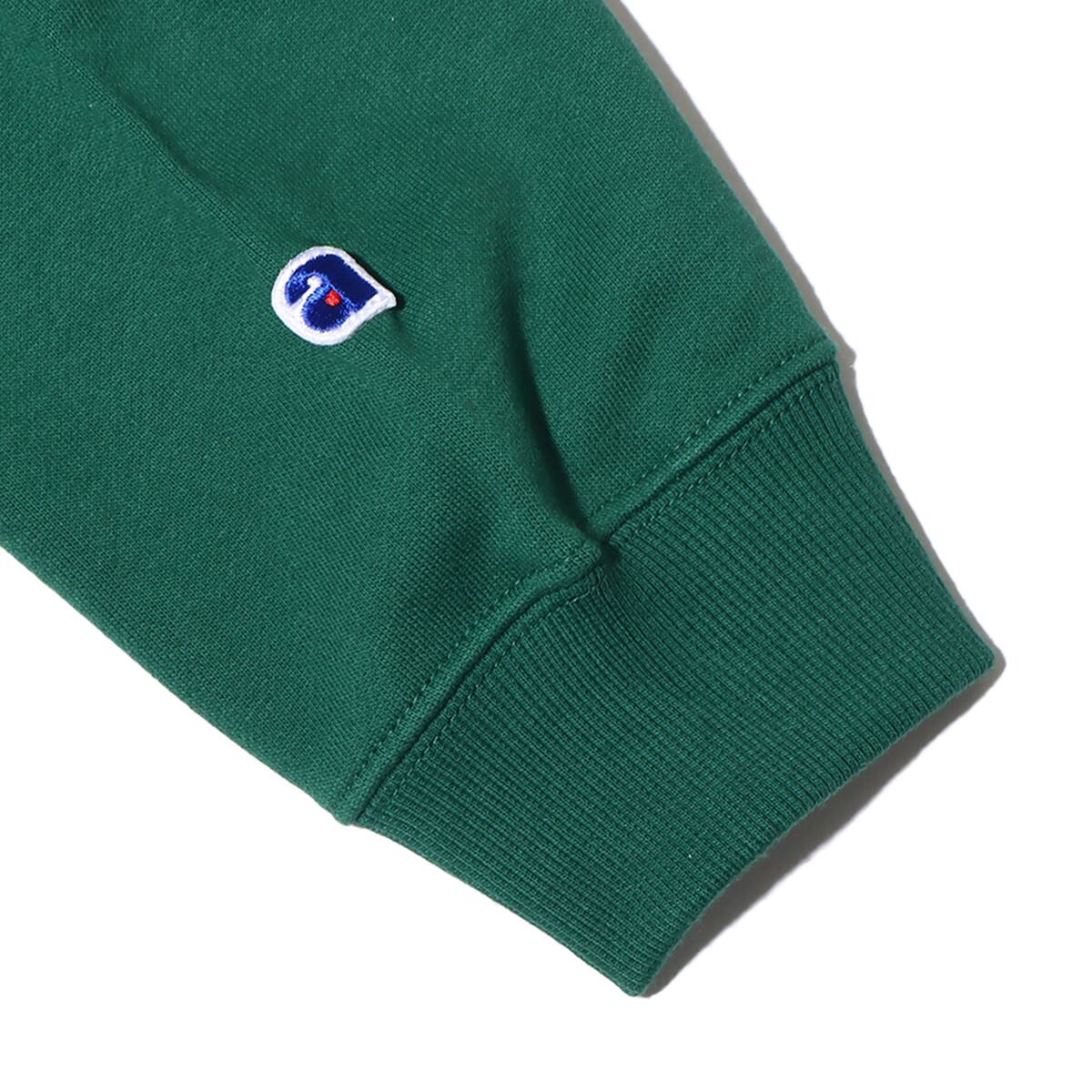 atmos AM LOGO HALF ZIP SWEAT GREEN 22FA-I