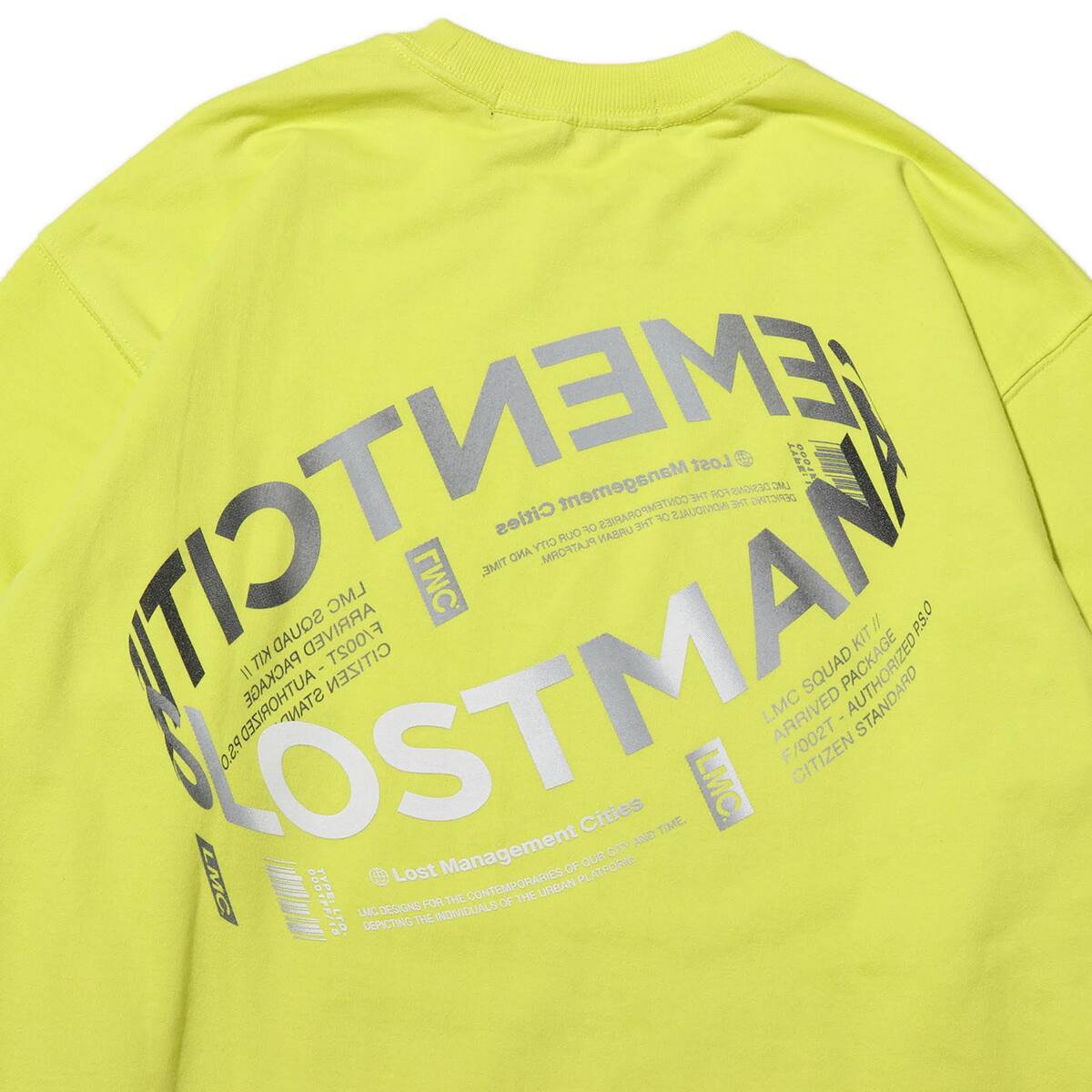 LMC RING LOGO LSV SWEAT TEE  LIME 18FW-Iの画像