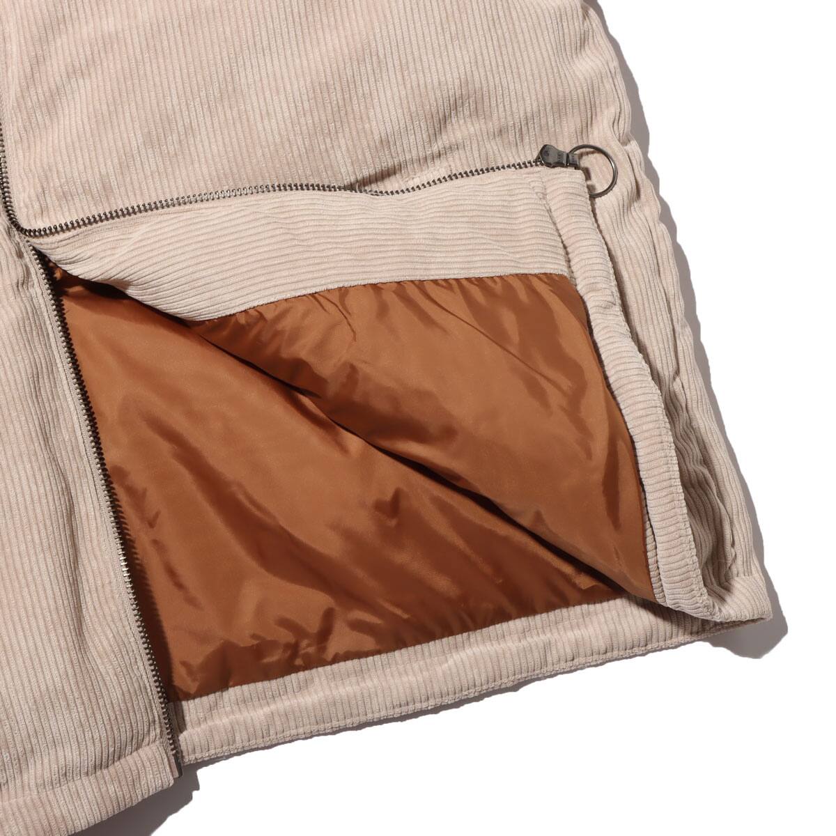 GUESS UNI PADDING JACKET BEIGE 20HO-Iの画像