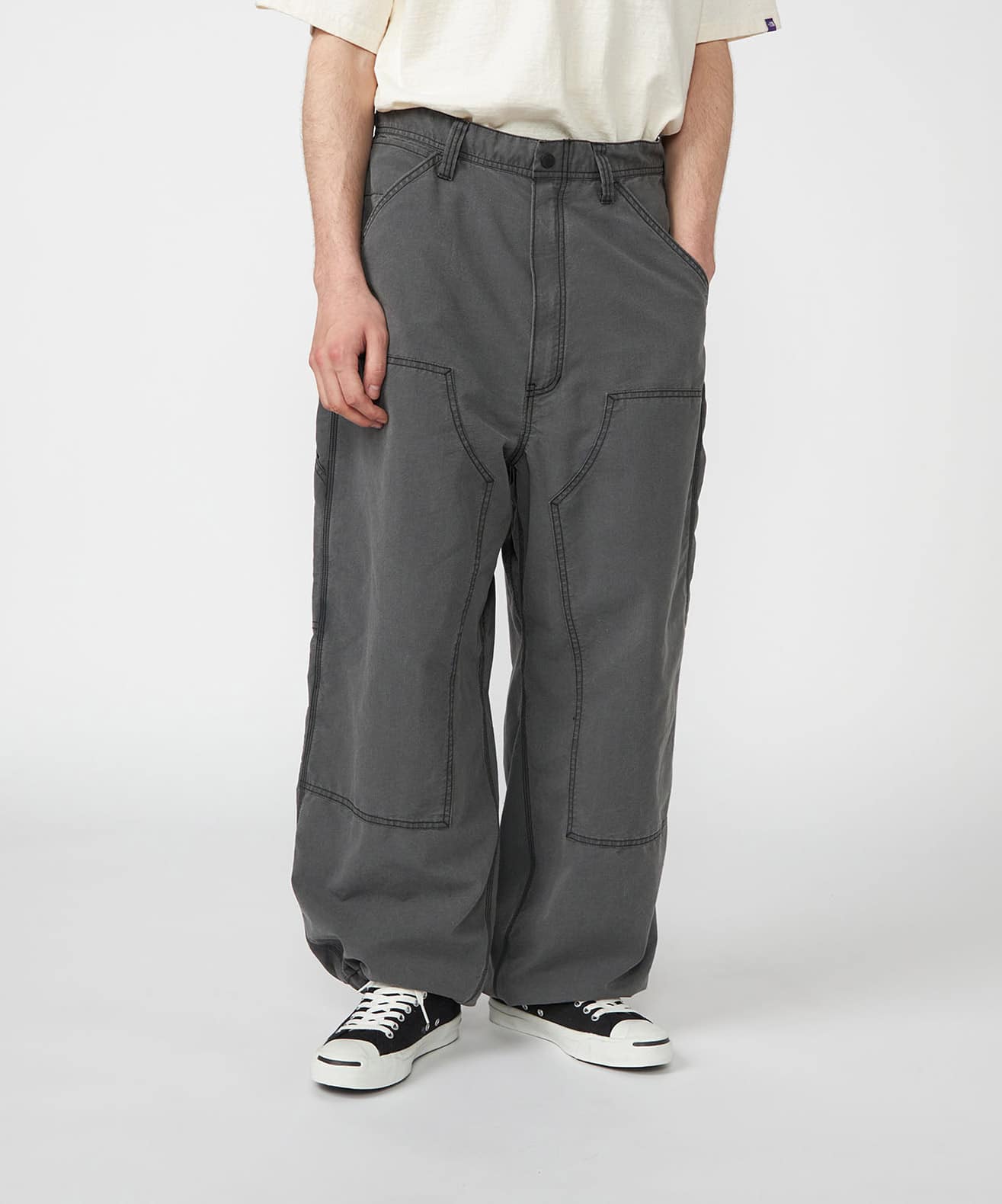 THE NORTH FACE PURPLE LABEL Indigo Field Double Knee Pants Grayの画像