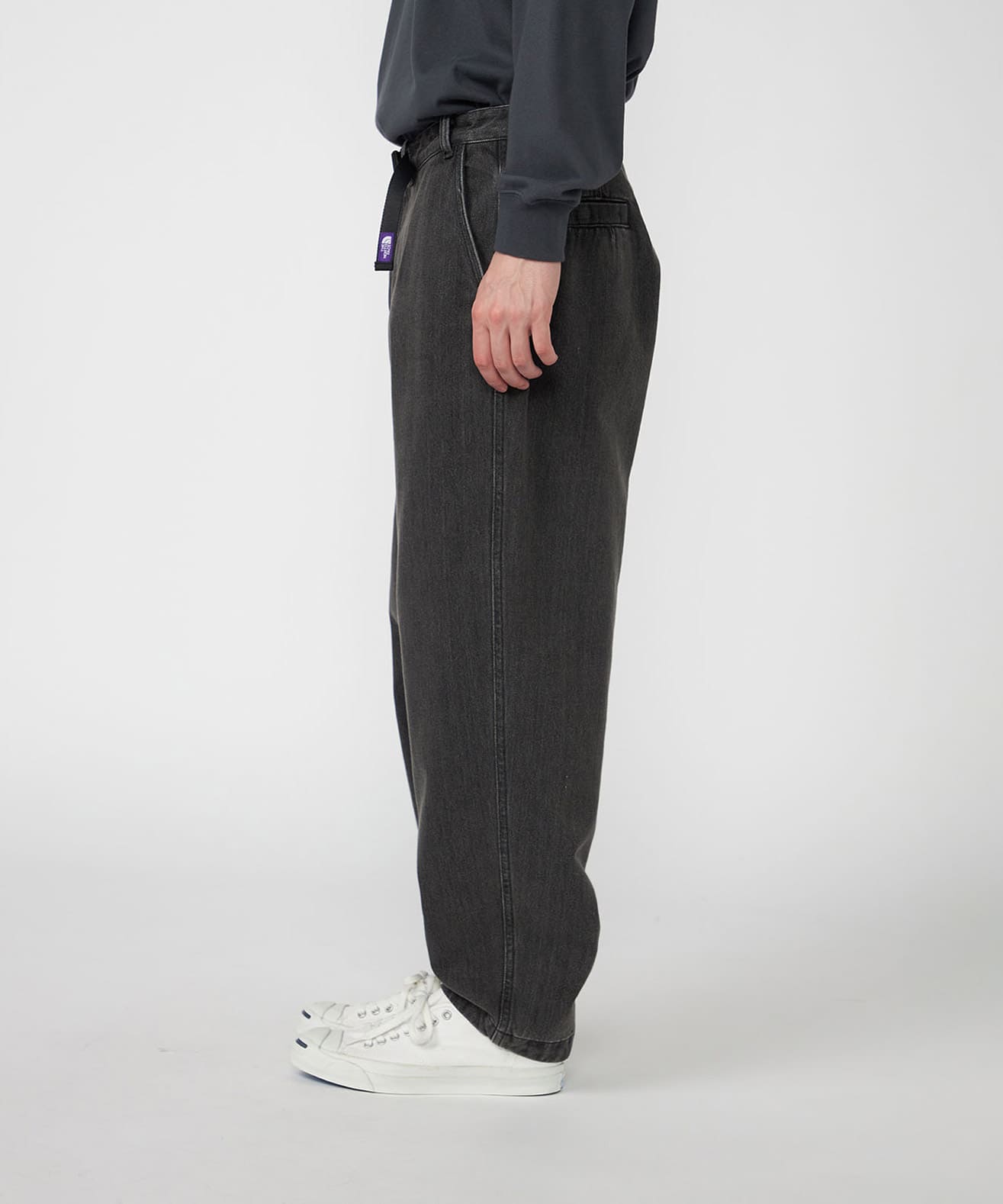 THE NORTH FACE PURPLE LABEL Denim Wide Tapered Field Pants Grayの画像
