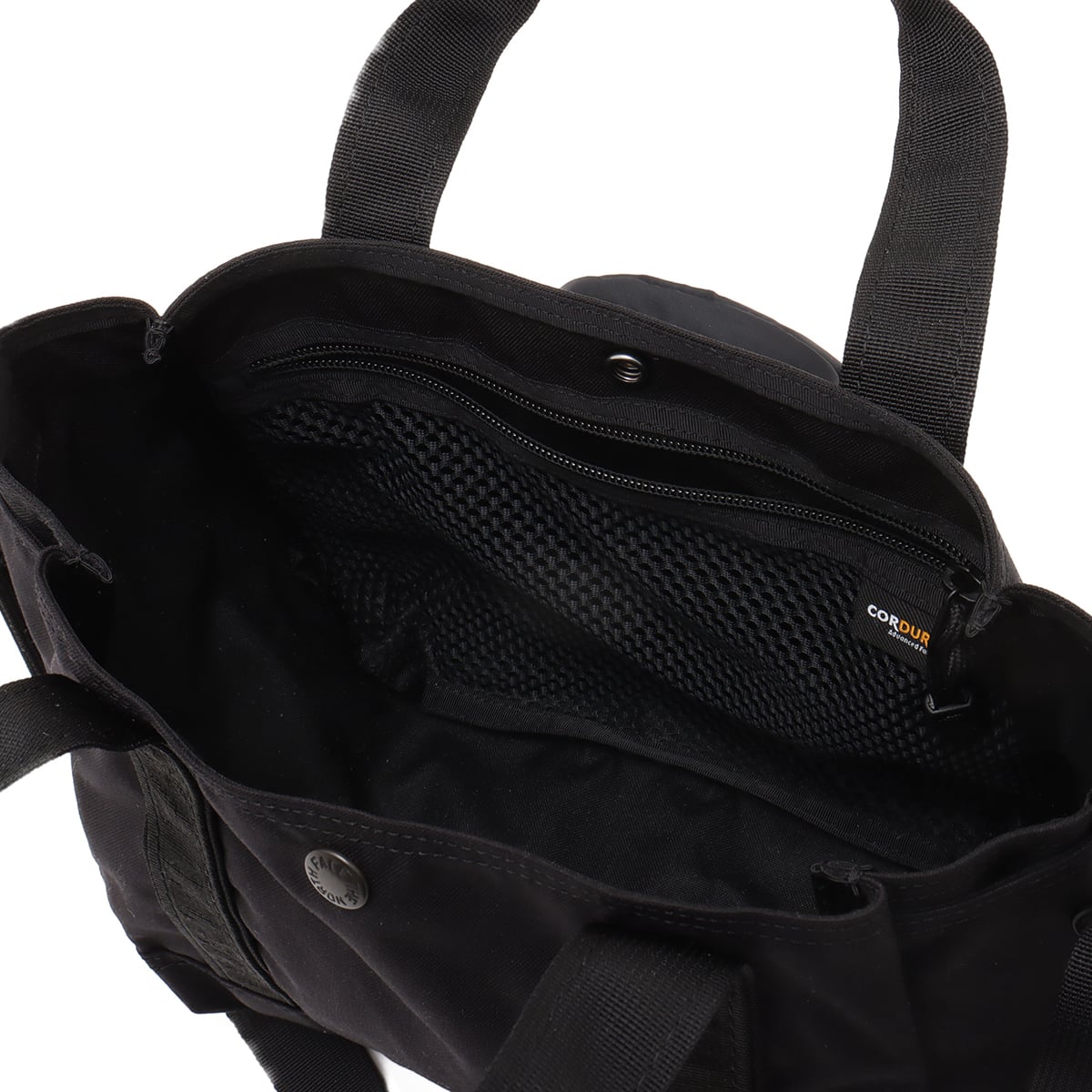 THE NORTH FACE PURPLE LABEL CORDURA Nylon Shoulder Tote Bag Blackの画像
