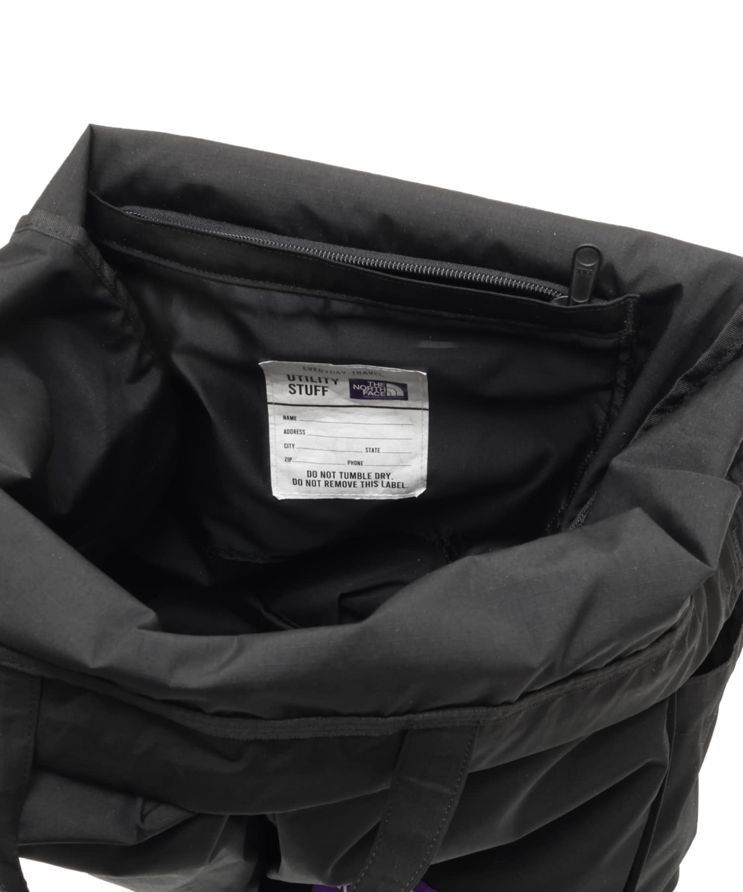 THE NORTH FACE PURPLE LABEL MT WIND BACKPACK BLACKの画像