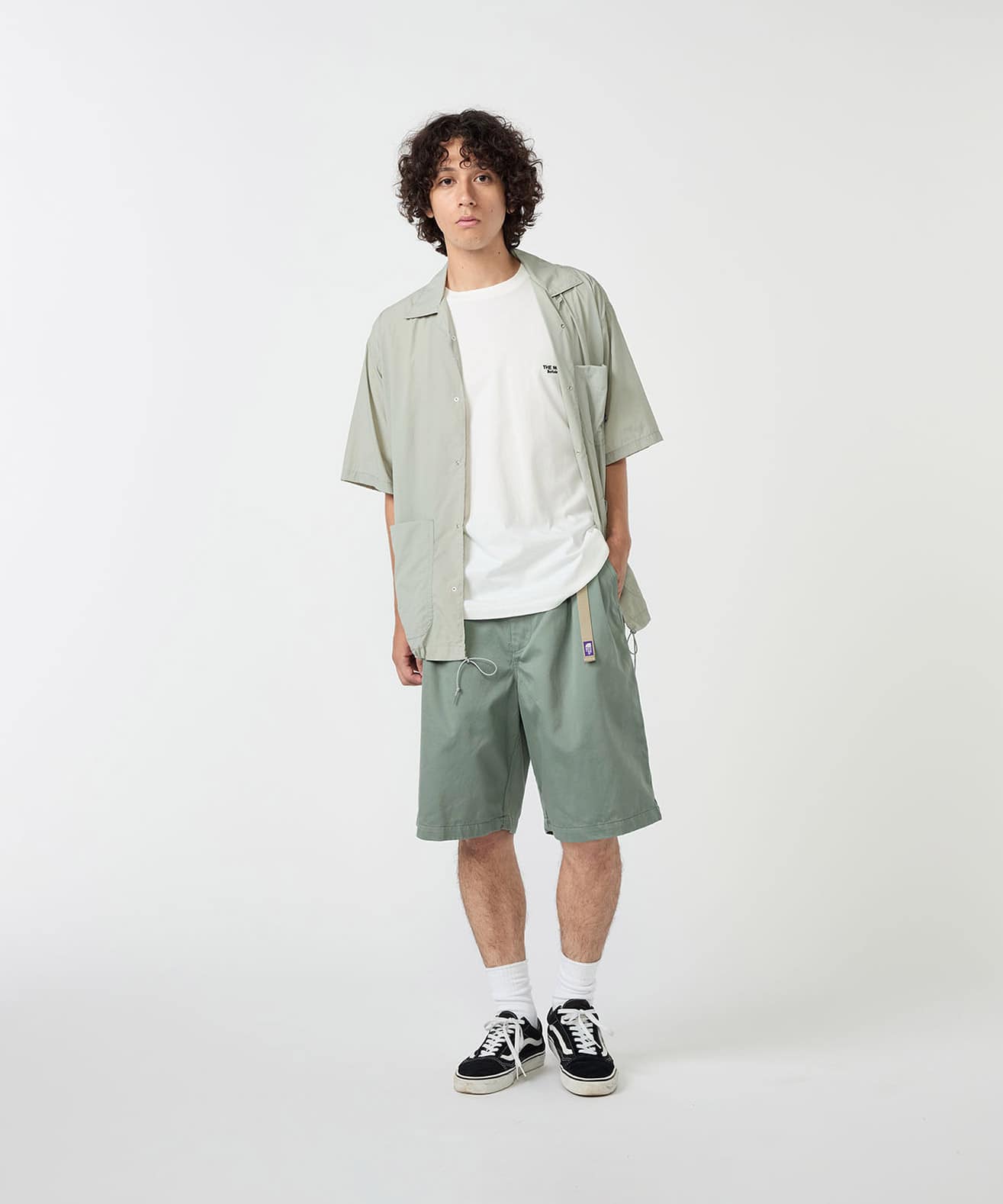 THE NORTH FACE PURPLE LABEL Chino Tuck Field Shorts Light Sageの画像