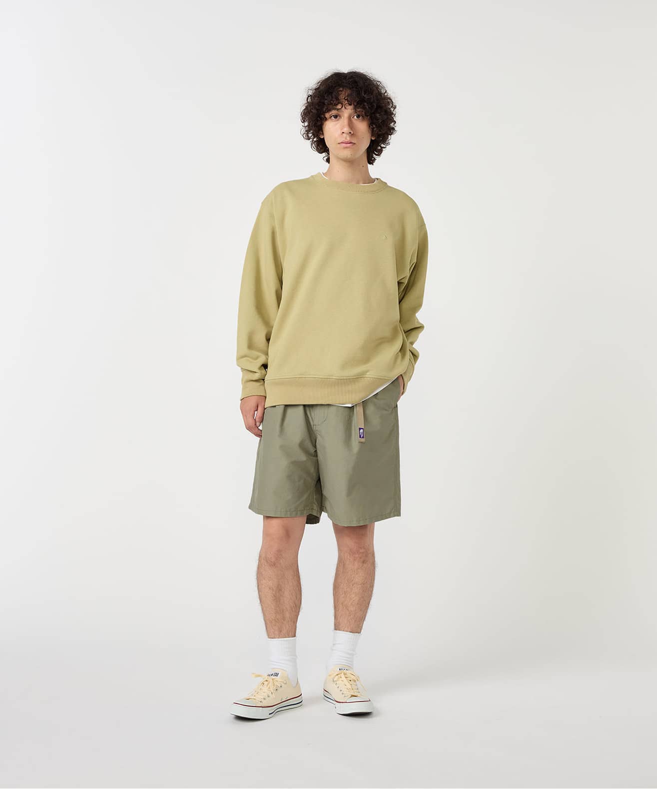 THE NORTH FACE PURPLE LABEL Double Peak Tuck Field Shorts Light Sageの画像