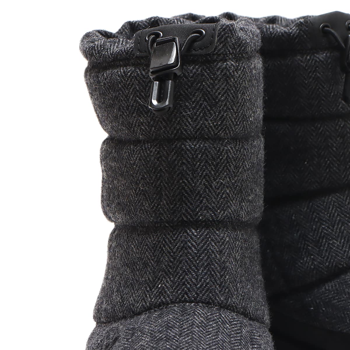 THE NORTH FACE WOMENS NUPTSE BOOTIE WP VIII ウールブラック×TNFブラック 22FW-Iの画像