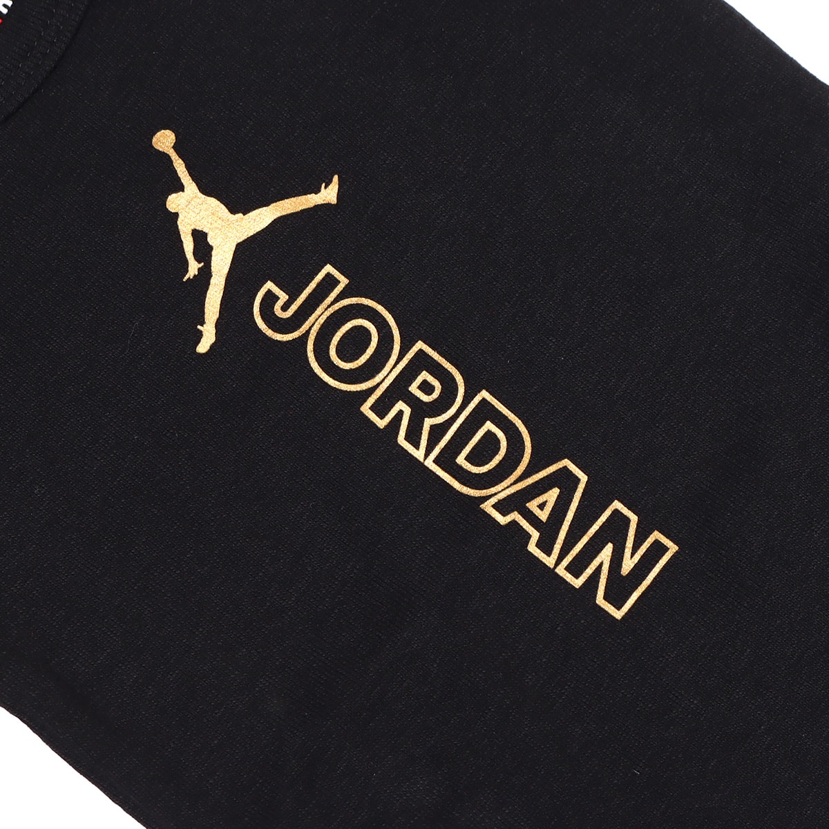 JORDAN 3-PIECE SET HAT/BODYSUIT/BIB BLACK 22HO-Iの画像