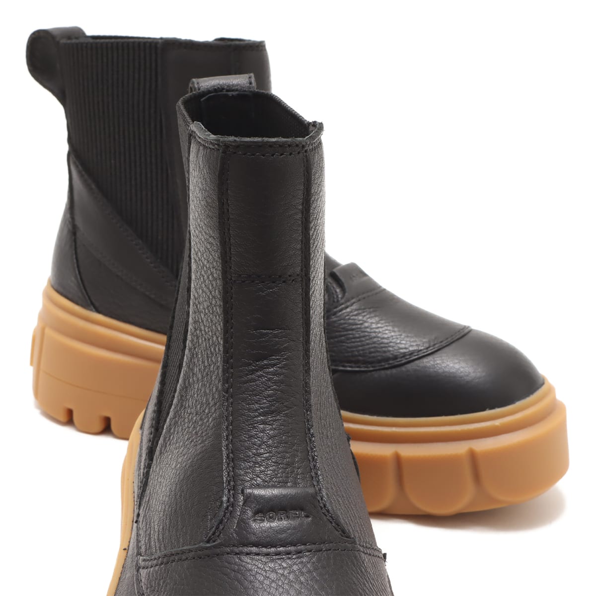SOREL CARIBOU (TM) X BOOT CHELSEA WP Black, Gum 2の画像