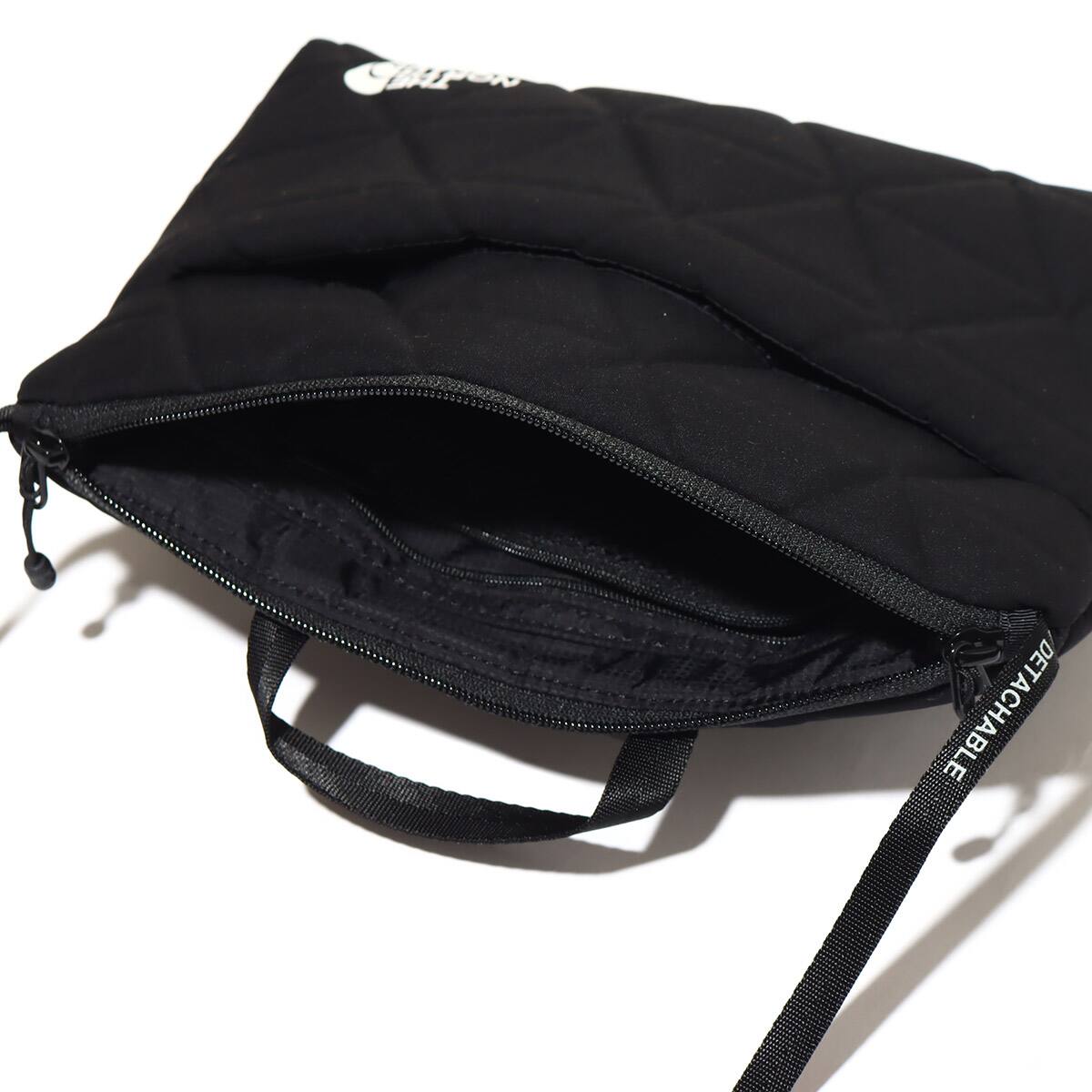 THE NORTH FACE GEOFACE POUCH ブラック 23SS-Iの画像