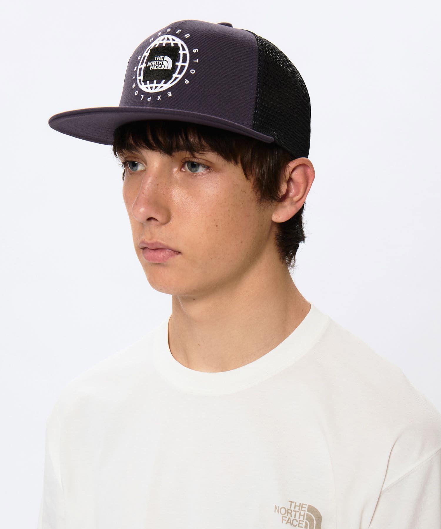 THE NORTH FACE Message Mesh Cap エンドレスダスクの画像