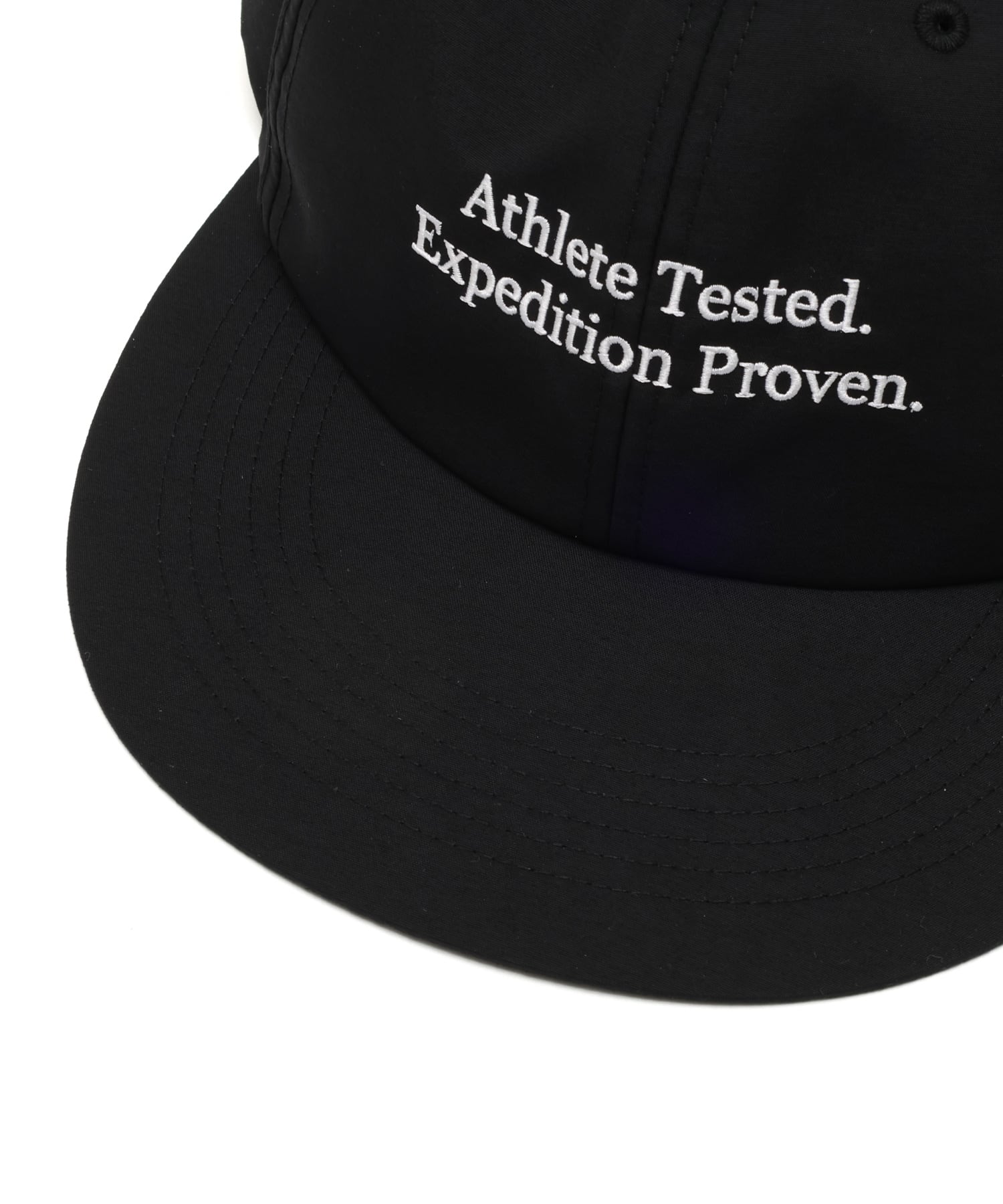 THE NORTH FACE WORD EMBROID SIX PANEL CAP ブラックの画像