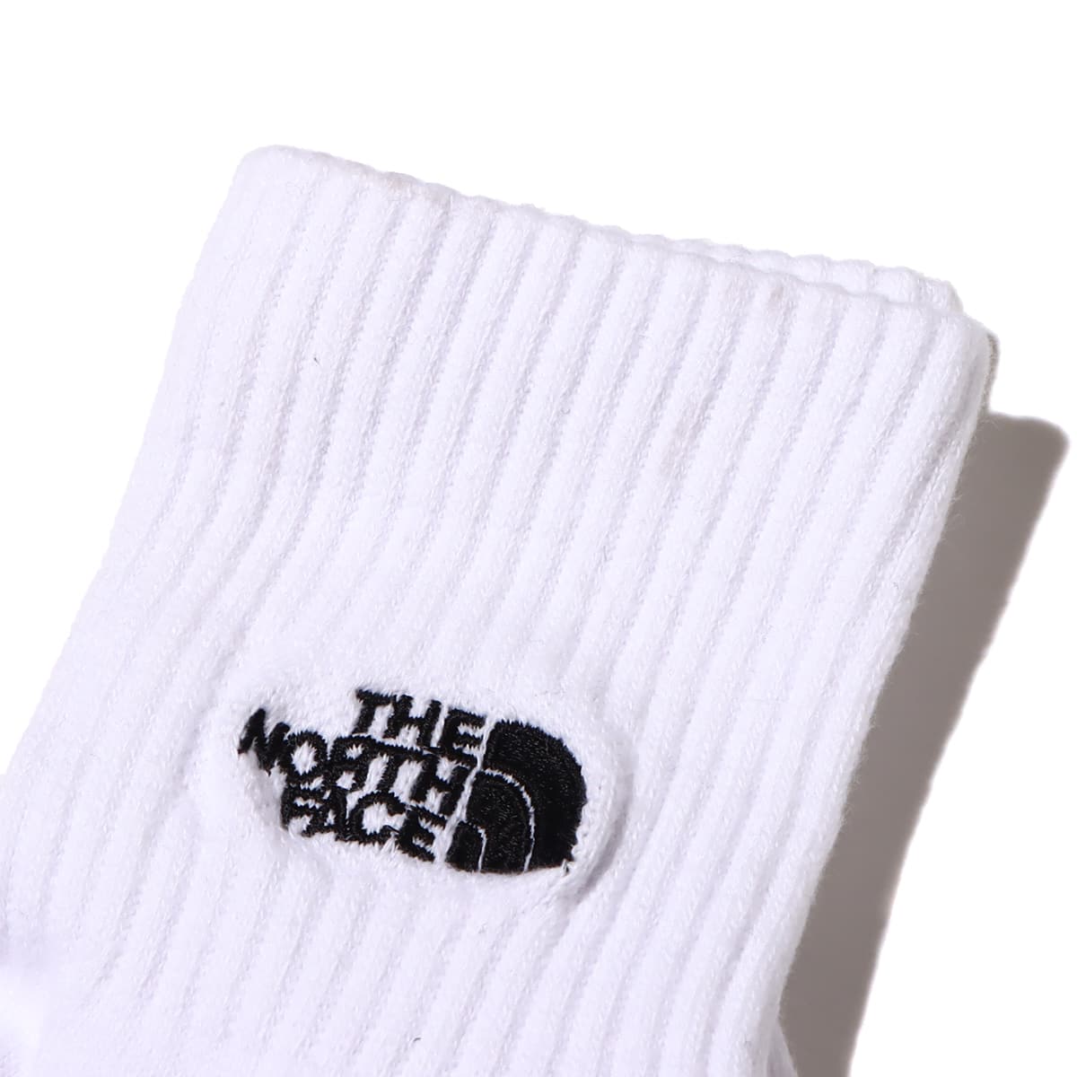 THE NORTH FACE TNF LOGO 2P CREW TNFブラック×TNFホワイト 22FW-Iの画像