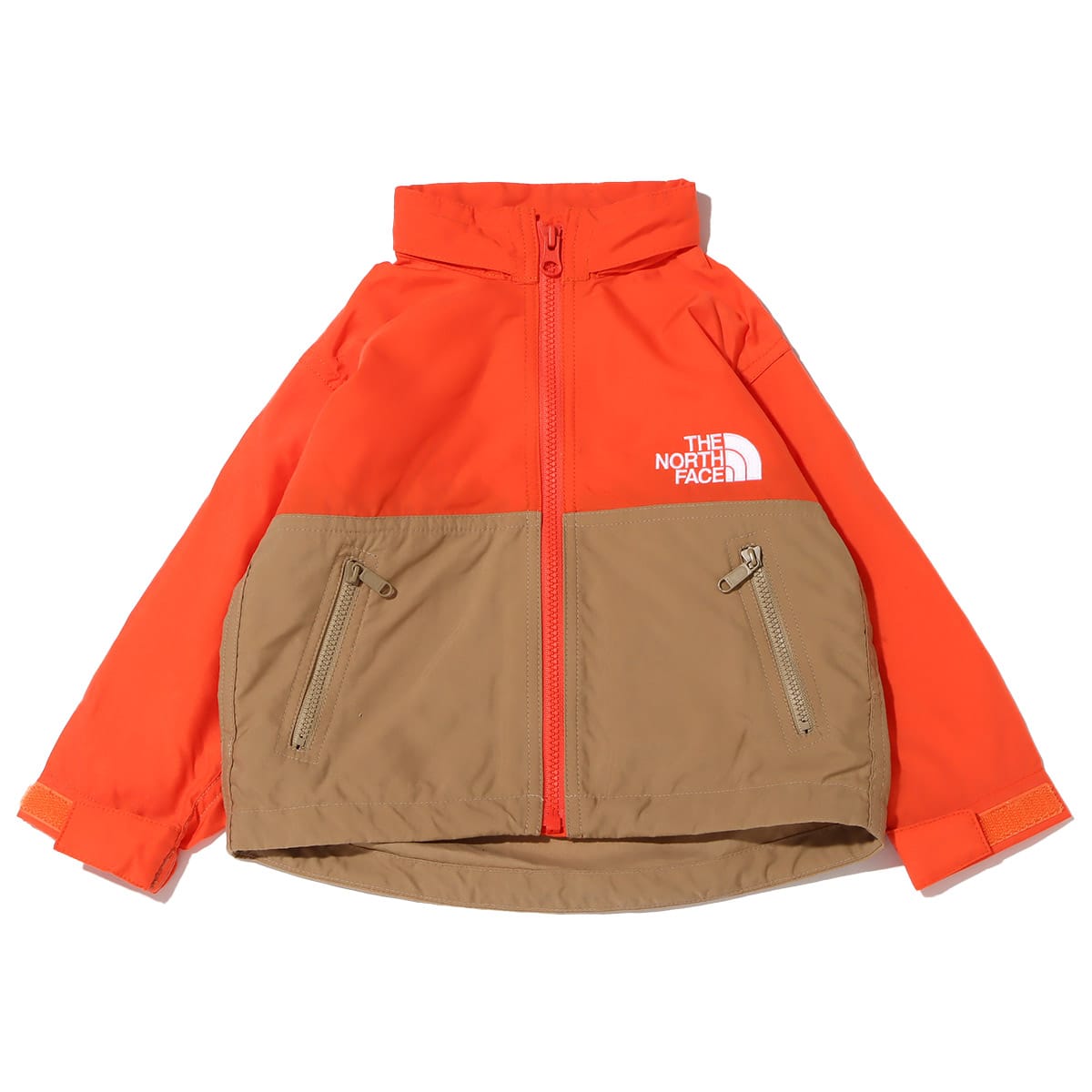 THE NORTH FACE B COMPACT JACKET レトロオレンジxケルプタン 23SS-I ザ・ノース・フェイス ベビー コンパクト  ジャケット