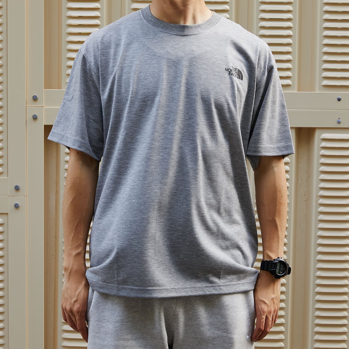THE NORTH FACE S/S ELCAPITAN TEE MIX GRAY 21SS-Iの画像
