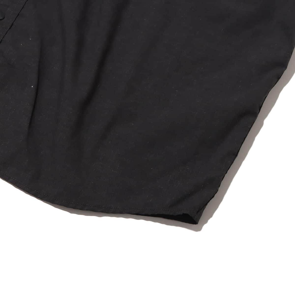 THE NORTH FACE PURPLE LABEL Polyester Linen Field H/S Shirt Black 23SS-Iの画像