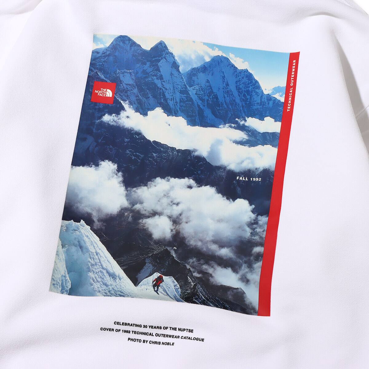 THE NORTH FACE 30 NUPTSE SWEAT HOODIE ホワイト 22FW-Iの画像
