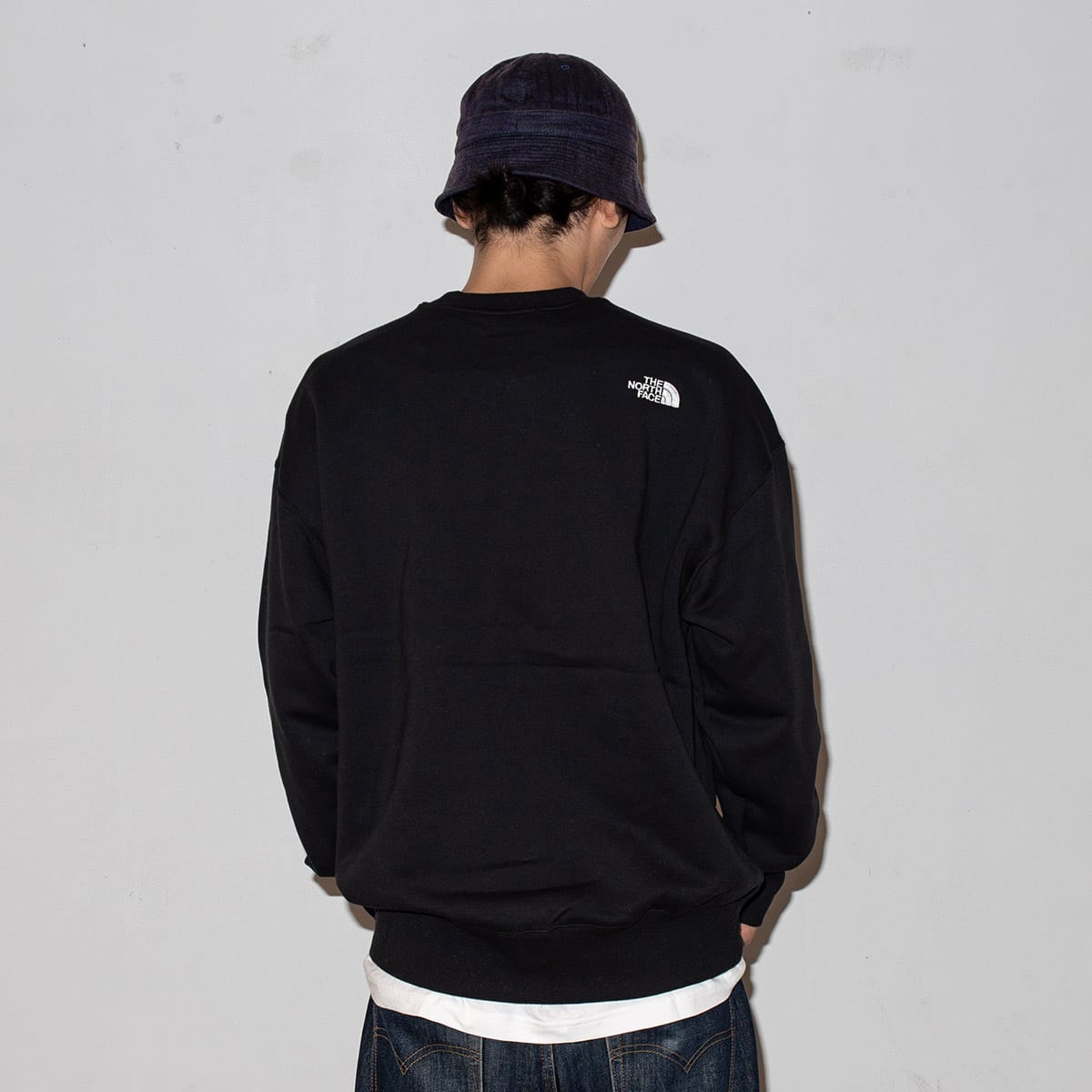 THE NORTH FACE NEVER STOP ING CREW BLACK 23FW-I
