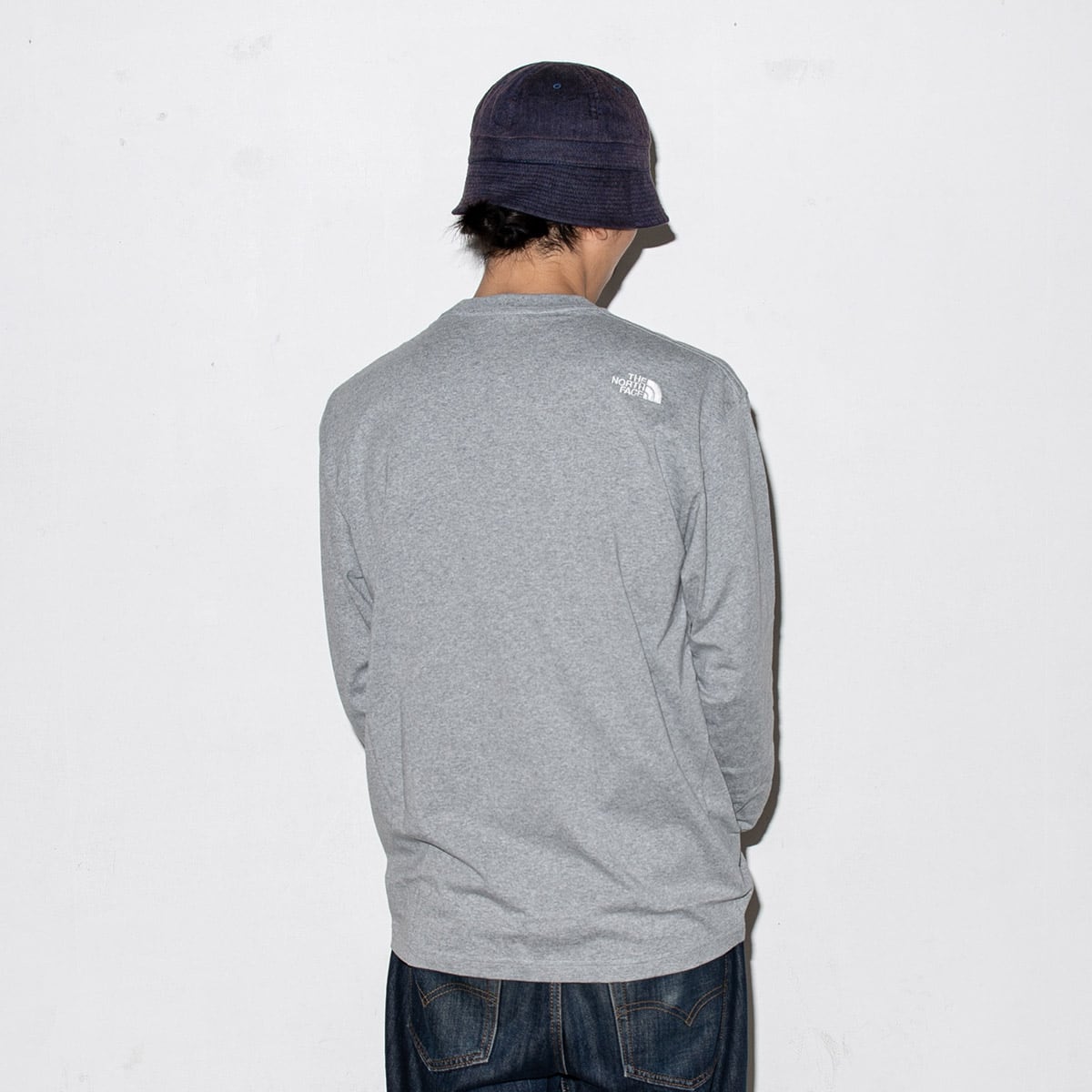 THE NORTH FACE L/S NEVER STOP ING TEE MIXグレー 23FW-I