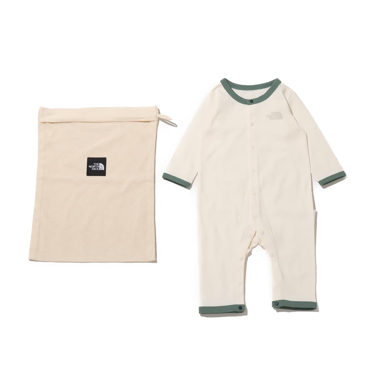 THE NORTH FACE CR L/S TEE & BABY ROMPERS SET オフホワイト 23FW-I