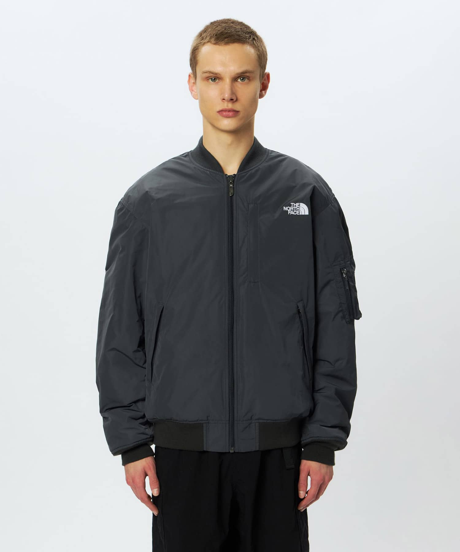 THE NORTH FACE Insulation Bomber Jacket アスファルトグレーの画像