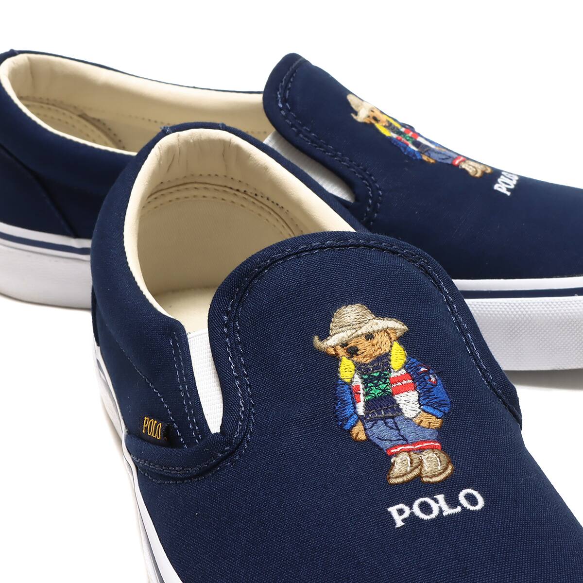 POLO RALPH LAUREN KEATON-SLIPON BEAR NAVY 22FW-Iの画像