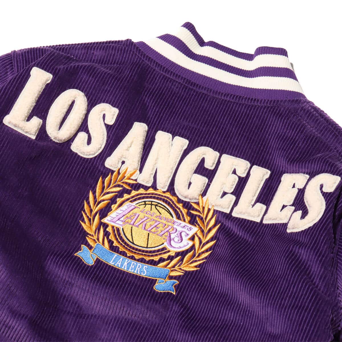 Mitchell & Ness COLLEGIATE VARSITY JACKET LAL PURPLE 23FW-Iの画像