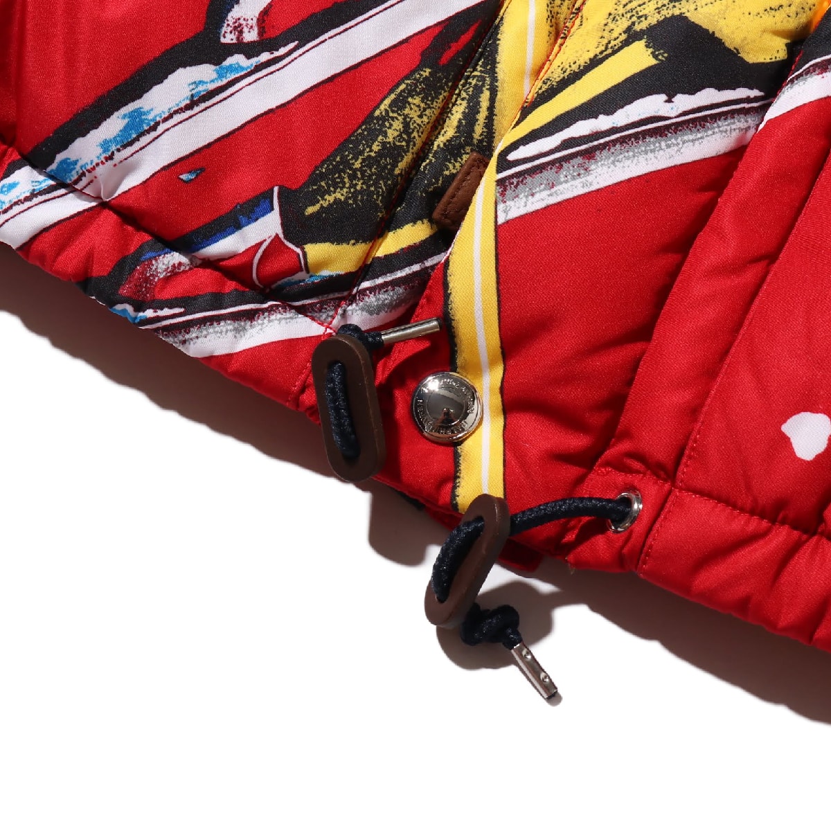 POLO RALPH LAUREN HWTHRNE JKT-DOWN FILL-JACKET RED MULTI 18HO-Iの画像