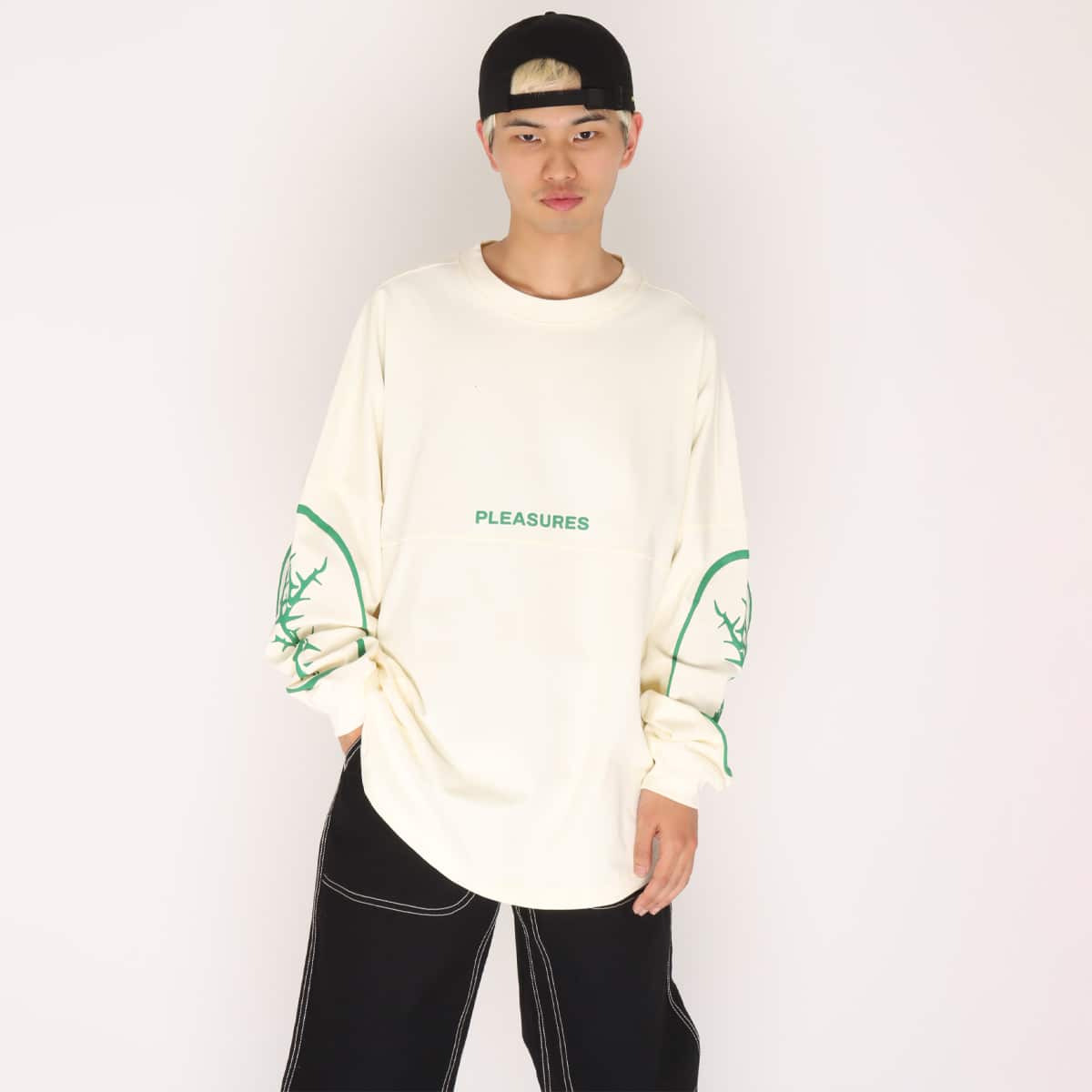 PLEASURES MAXIMIZE JERSEY OFF WHITEの画像