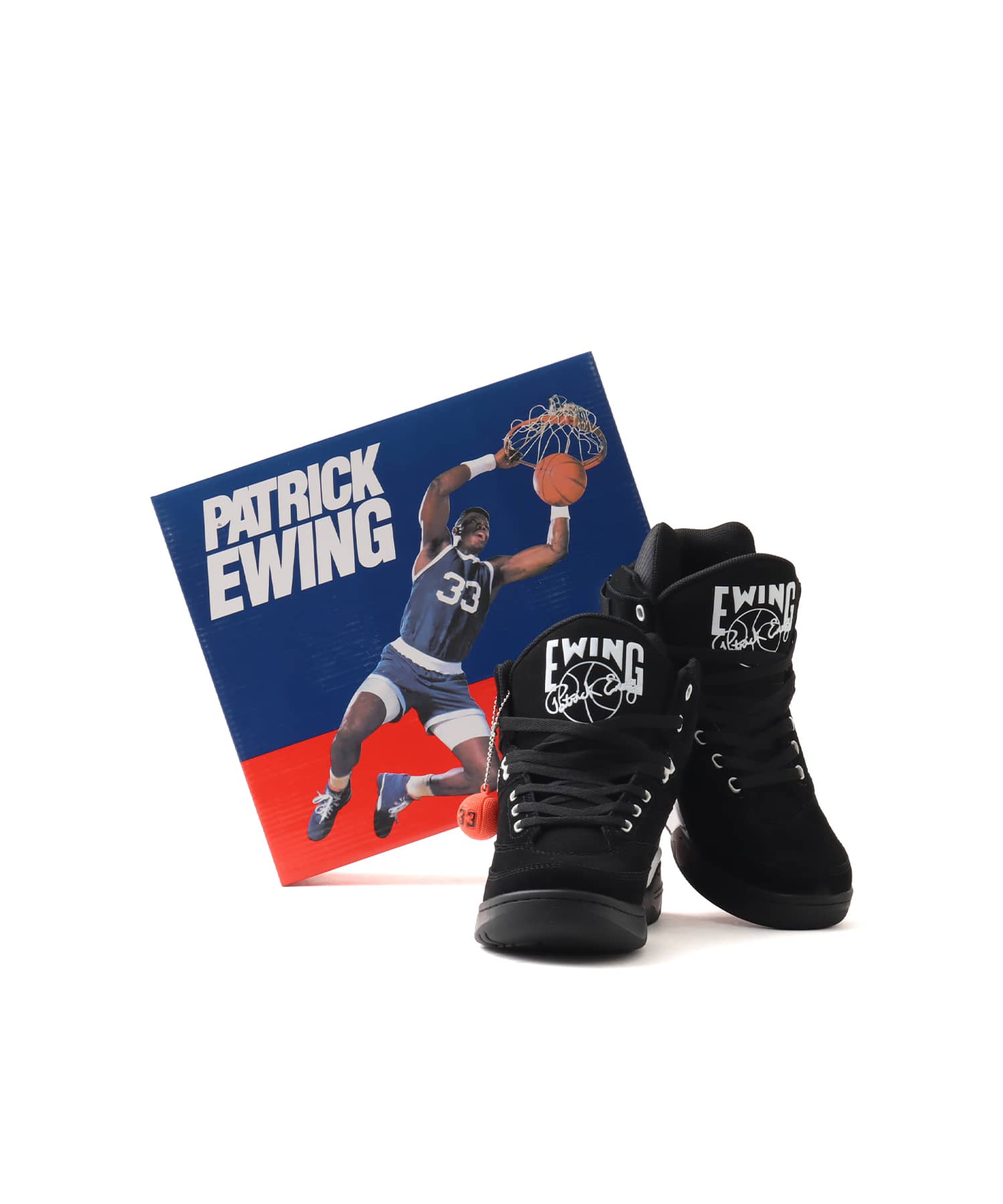 EWING 33 HI OG BLACK SUEDE/WHITEの画像