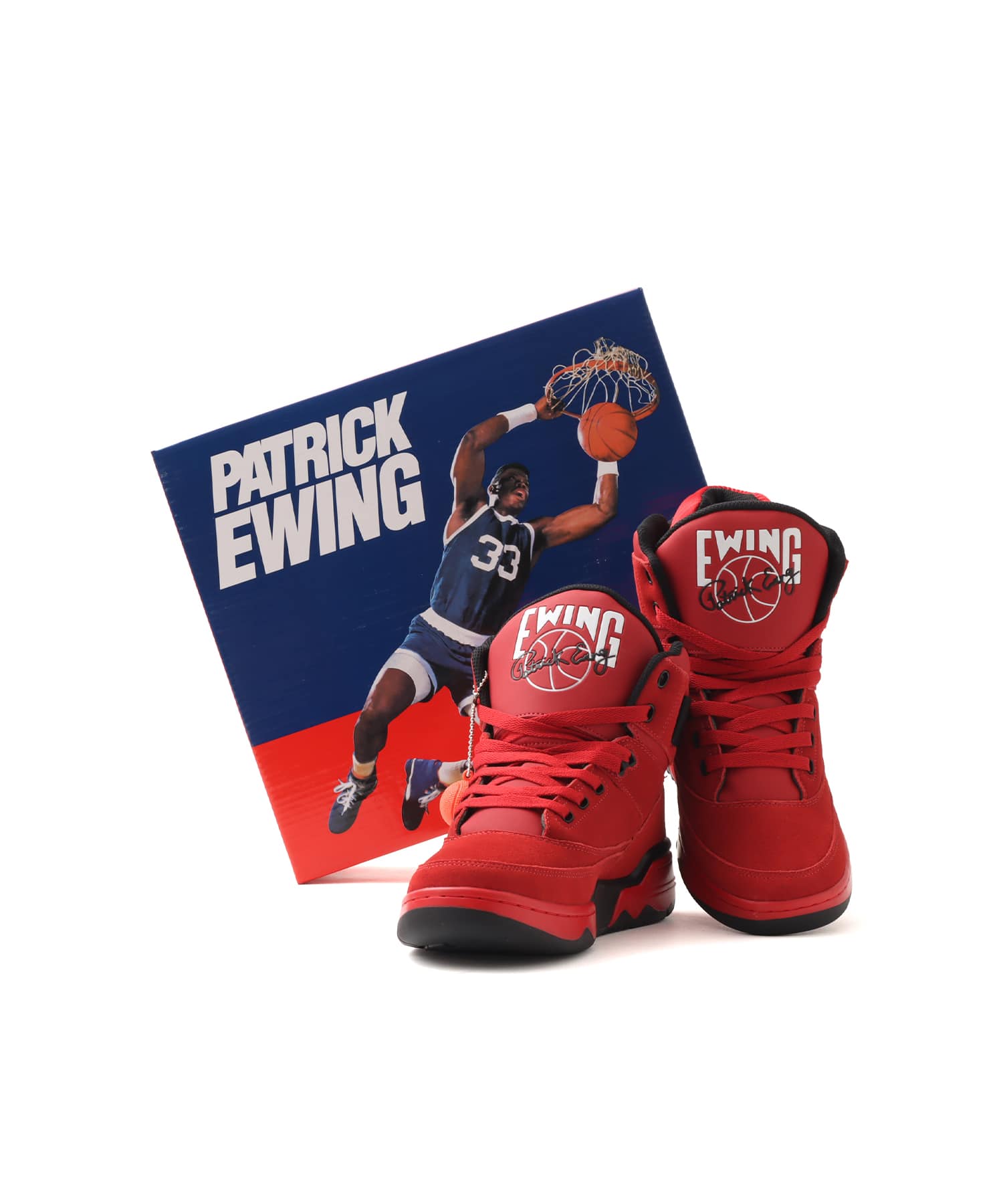 EWING 33 HI OG RED/BLACKの画像