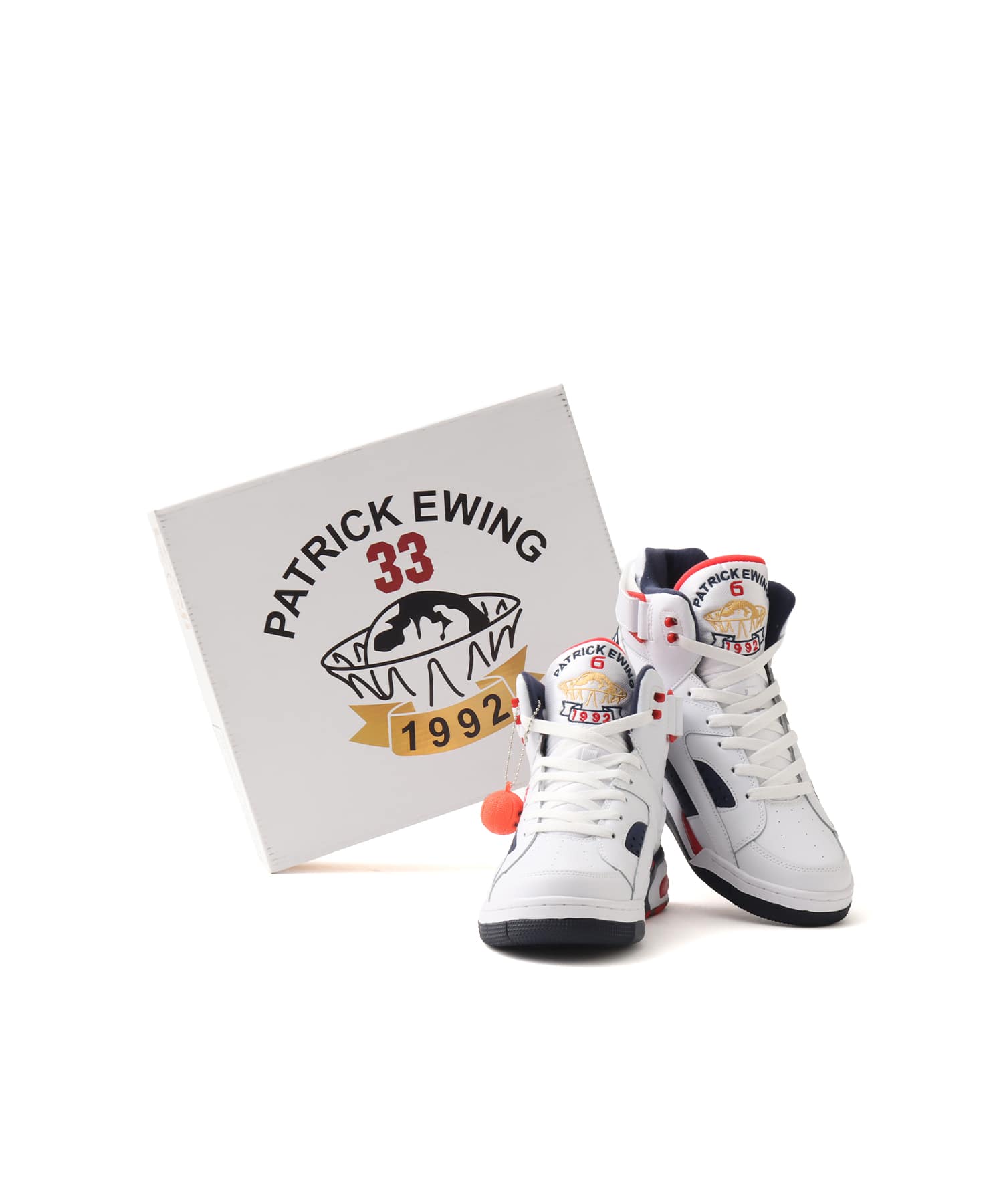 EWING ECLIPSE WHITE/NAVY/REDの画像