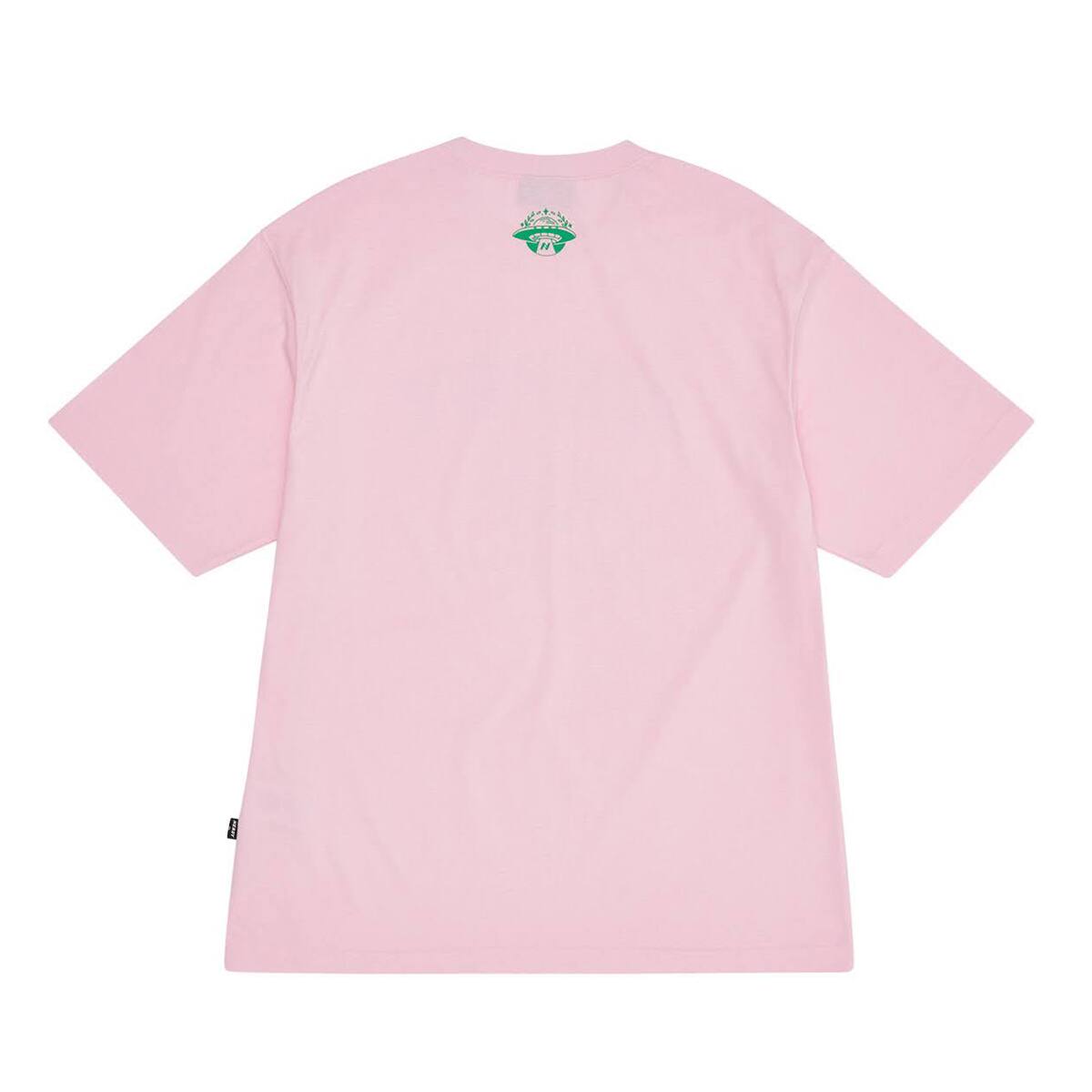 NERDY Campus 1/2 Sleeve T-shirt PINK 22SU-I